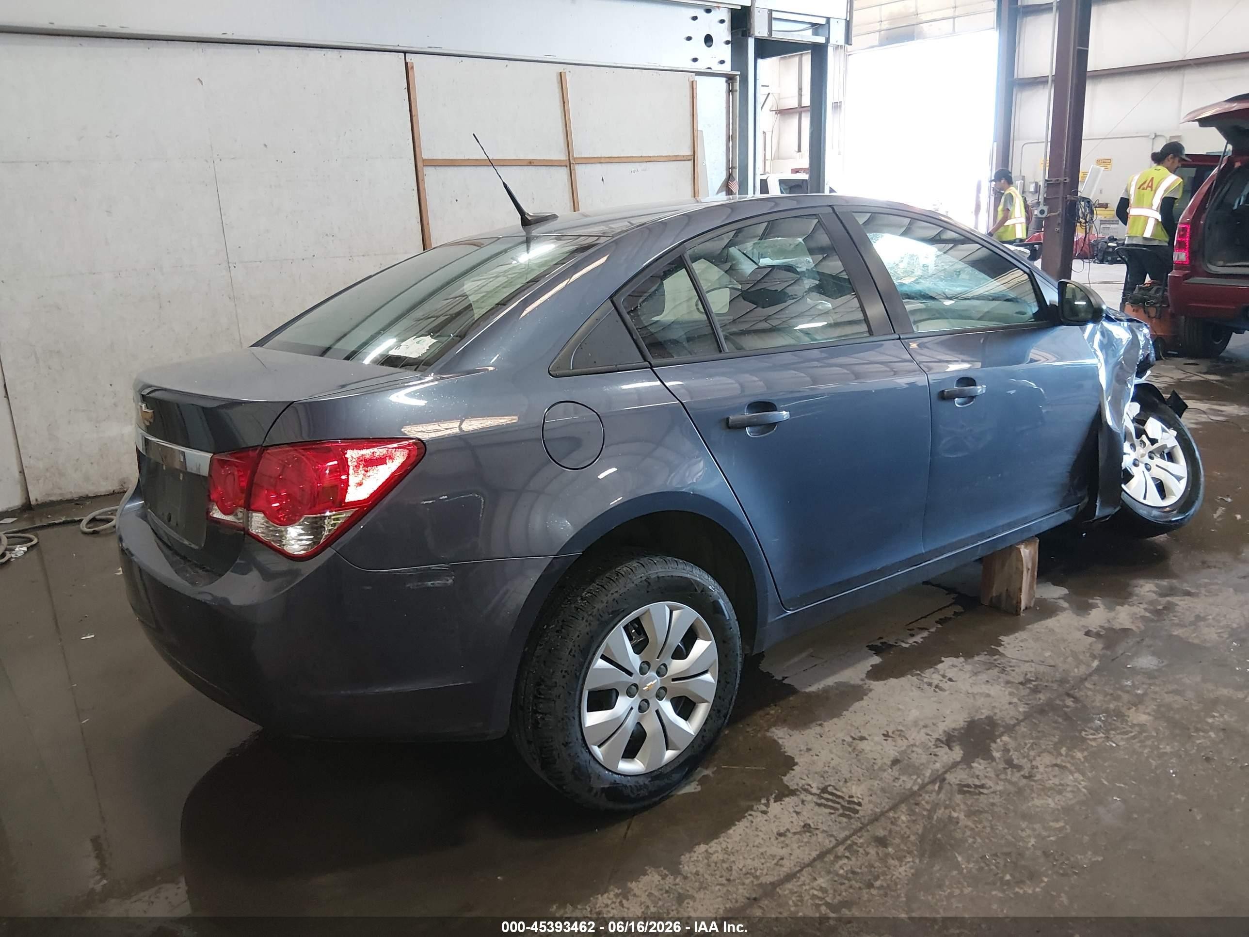 2014 Chevrolet Cruze Ls Auto Gray vin: 1G1PA5SH5E7248151