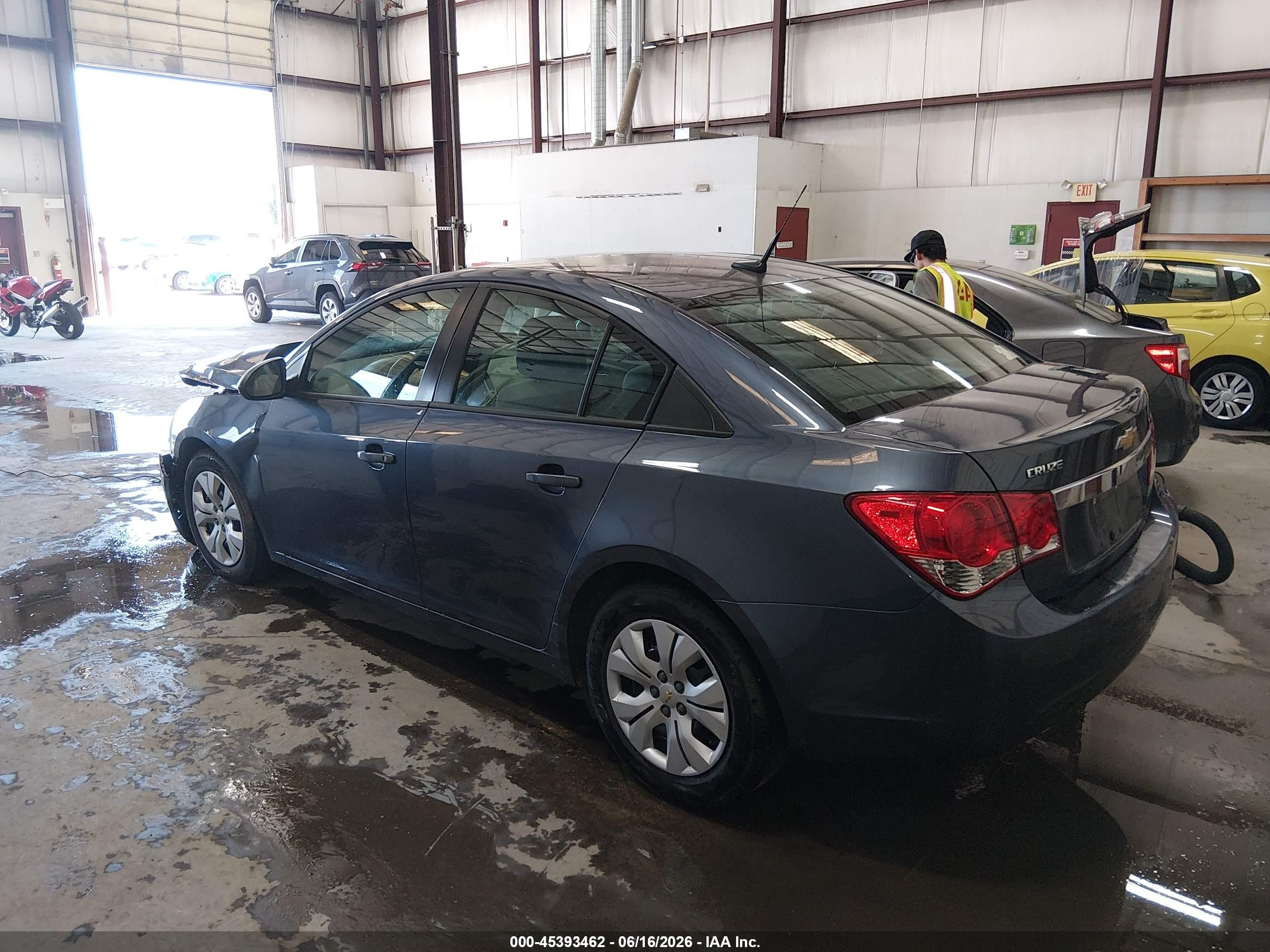 2014 Chevrolet Cruze Ls Auto Gray vin: 1G1PA5SH5E7248151
