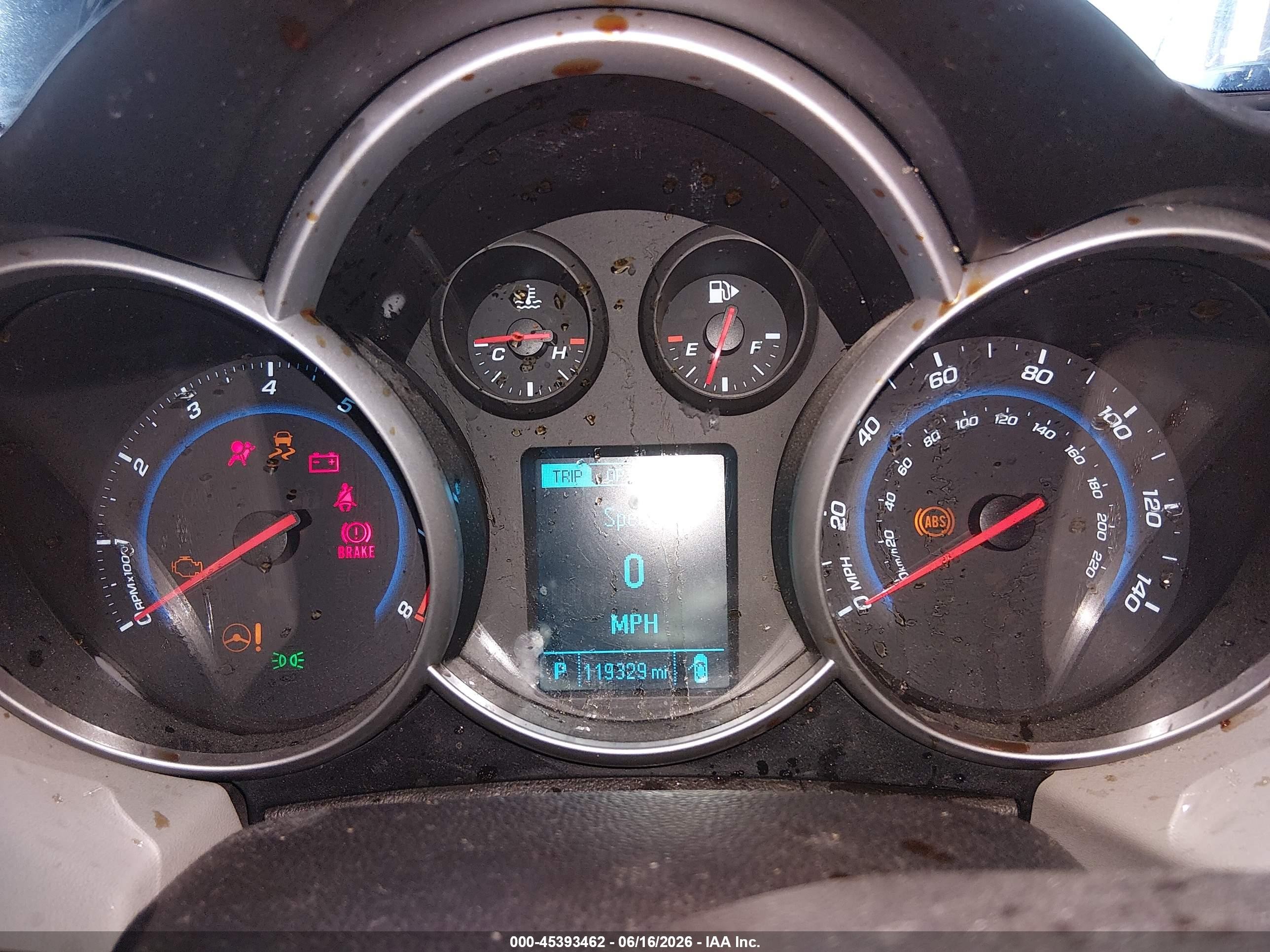 2014 Chevrolet Cruze Ls Auto Gray vin: 1G1PA5SH5E7248151
