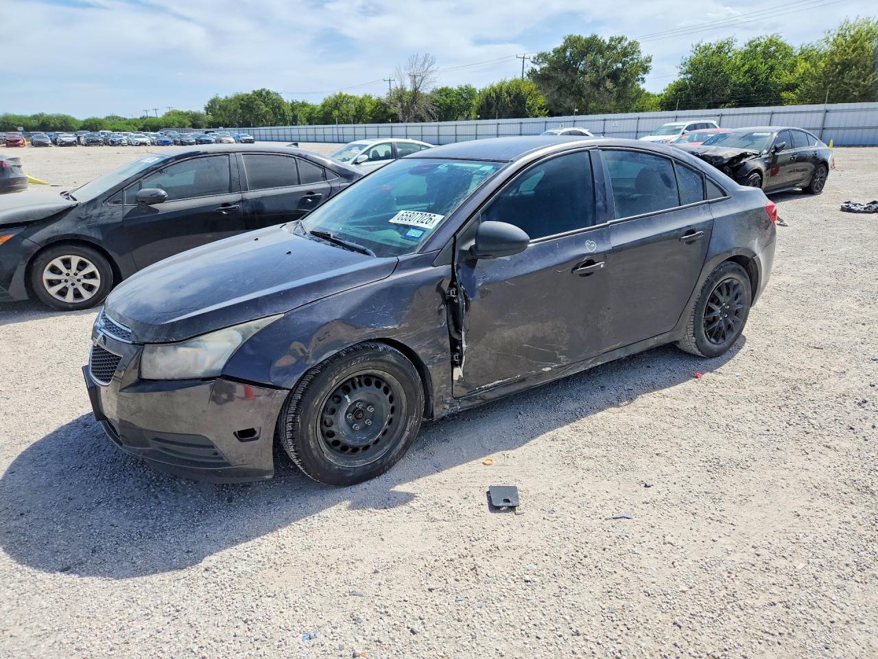 2014 Chevrolet Cruze Ls Black vin: 1G1PA5SH5E7266004