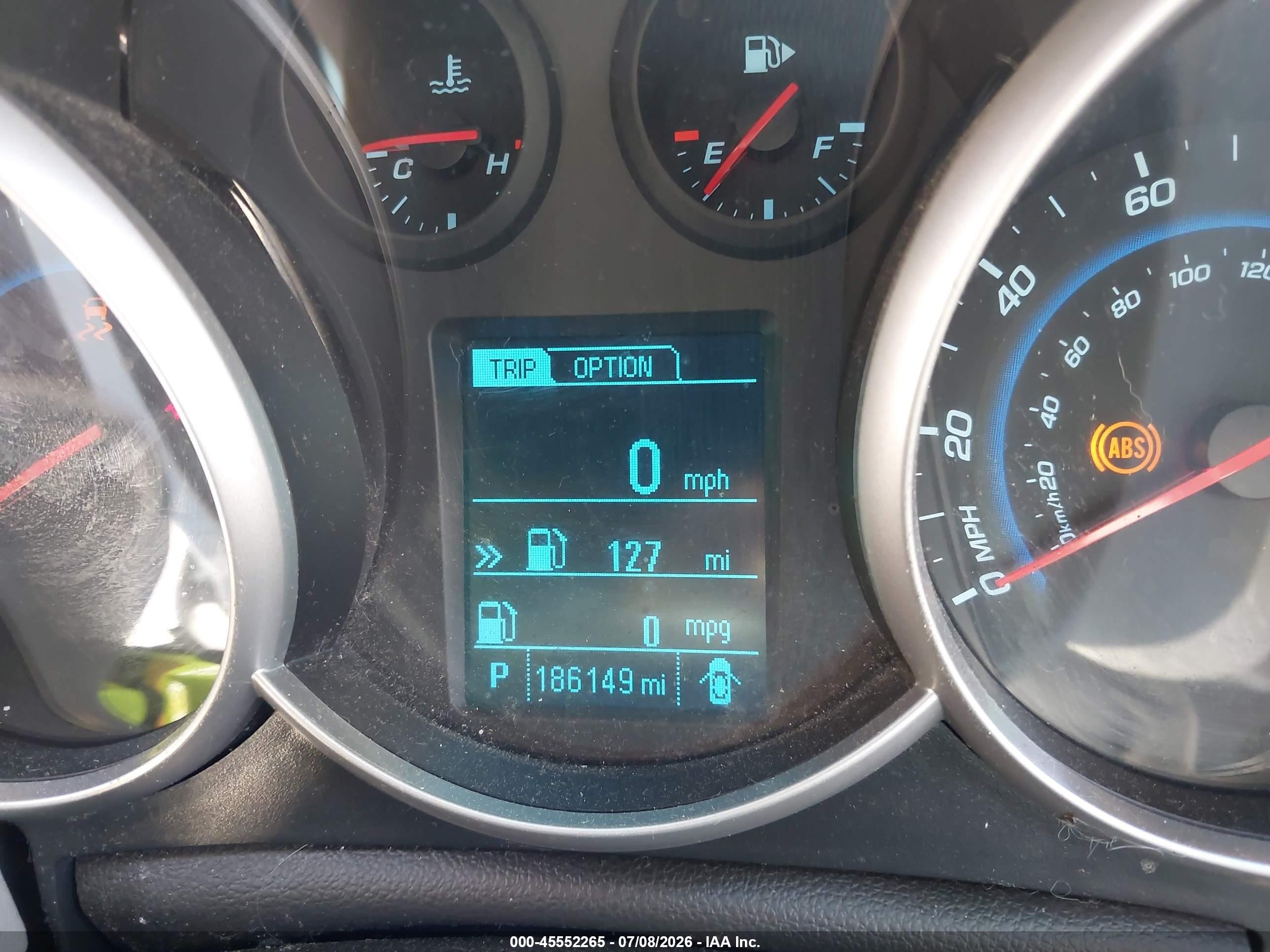 2014 Chevrolet Cruze Ls Auto White vin: 1G1PA5SH5E7313113