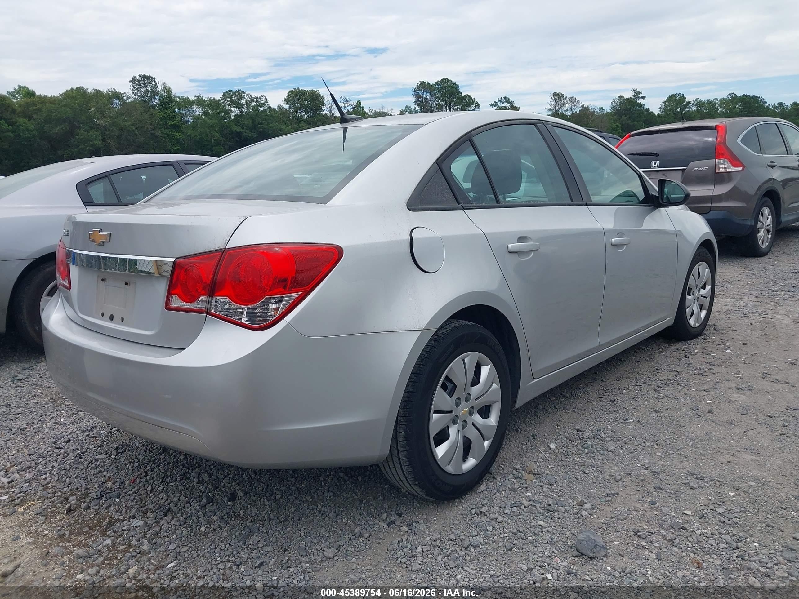 2014 Chevrolet Cruze Ls Auto Silver vin: 1G1PA5SH5E7318571