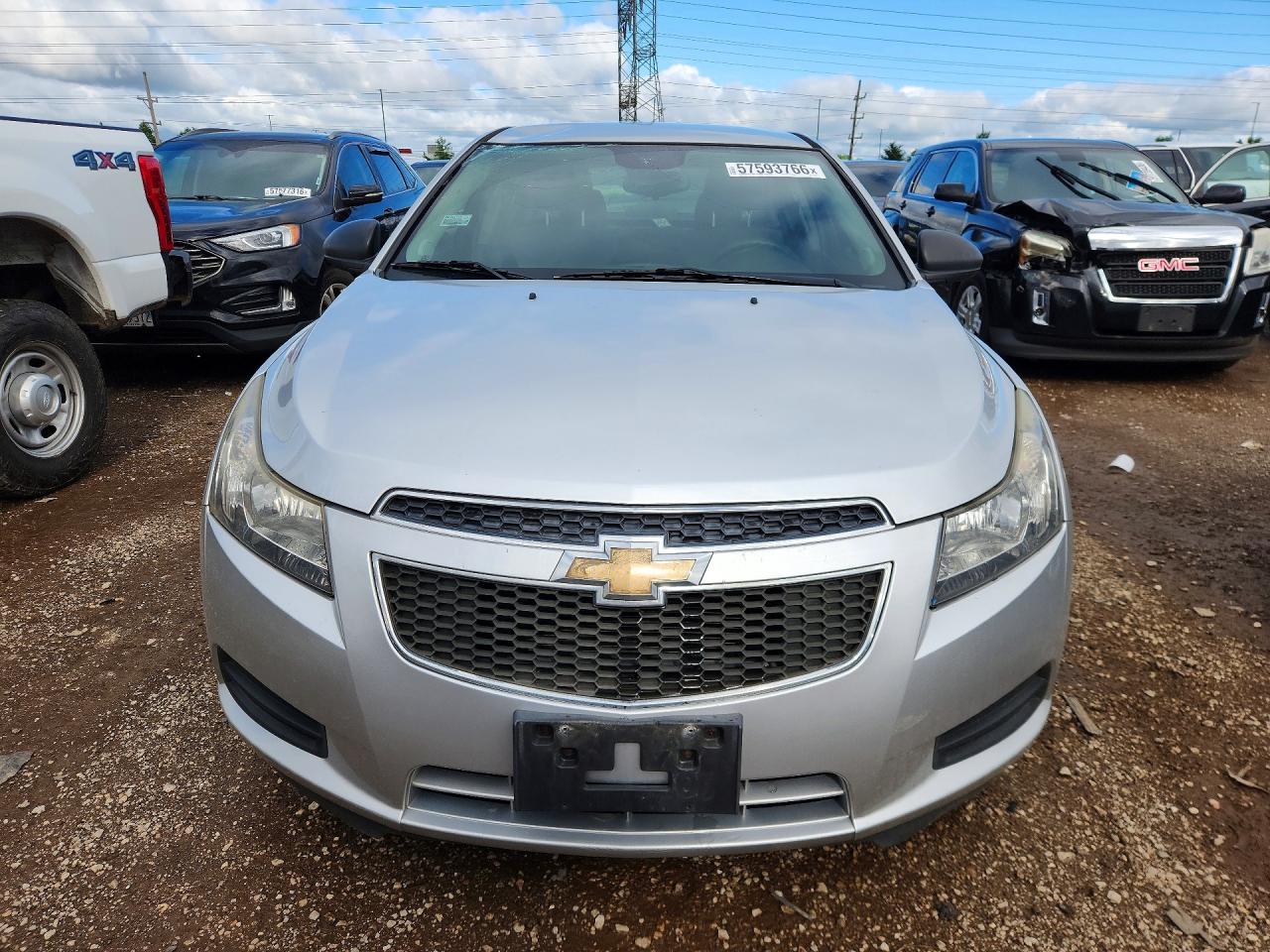 2014 Chevrolet Cruze Ls Silver vin: 1G1PA5SH5E7325584