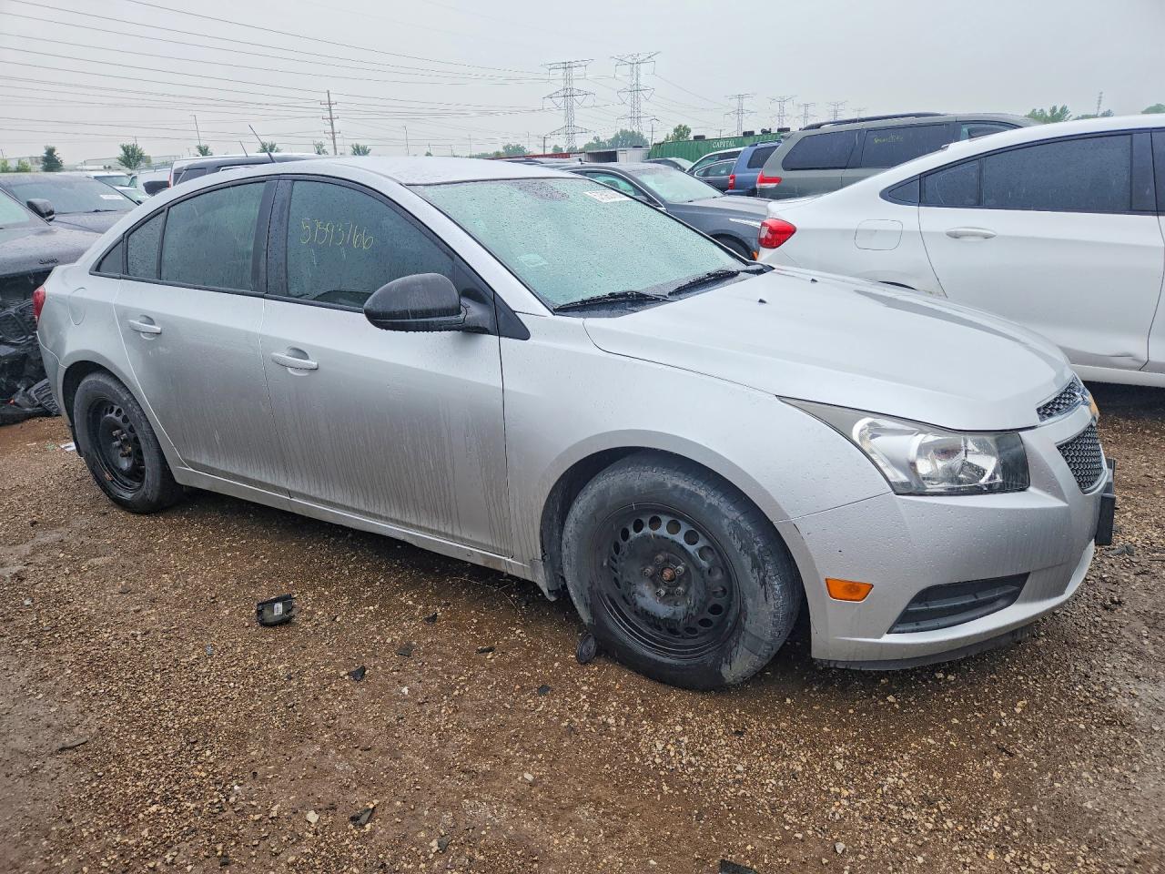 2014 Chevrolet Cruze Ls Silver vin: 1G1PA5SH5E7325584