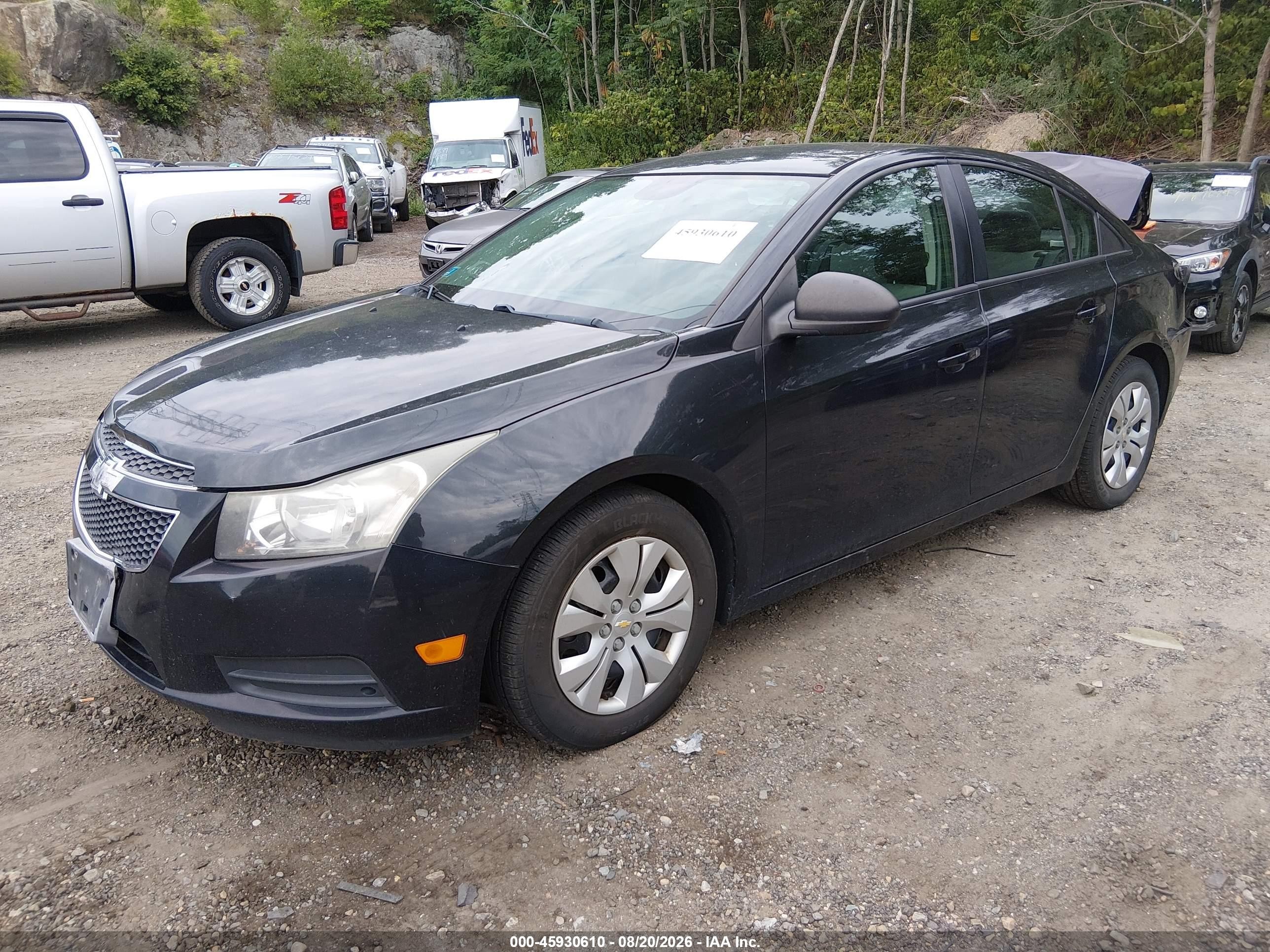 2014 Chevrolet Cruze Ls Auto Black vin: 1G1PA5SH5E7424146