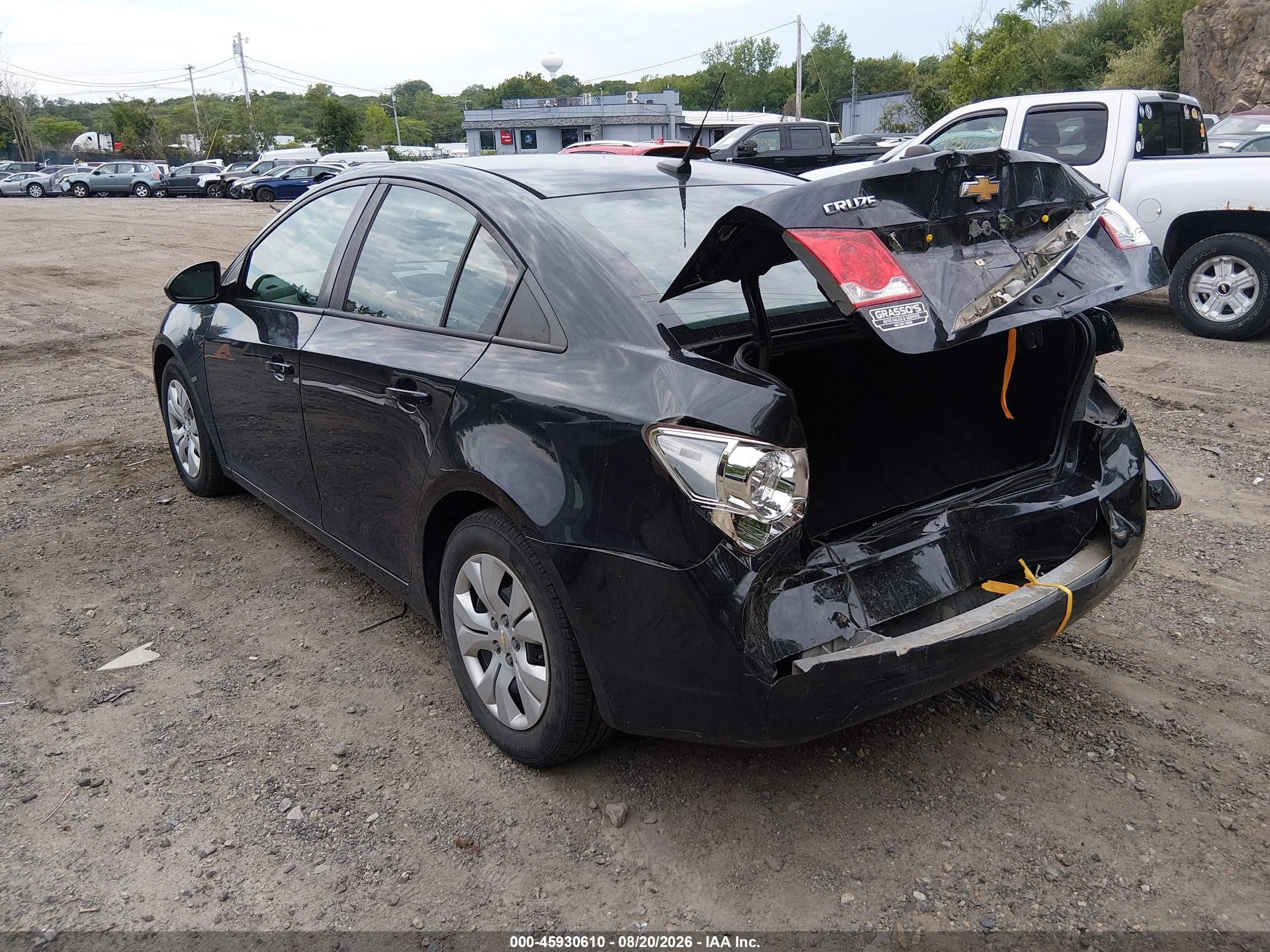 2014 Chevrolet Cruze Ls Auto Black vin: 1G1PA5SH5E7424146
