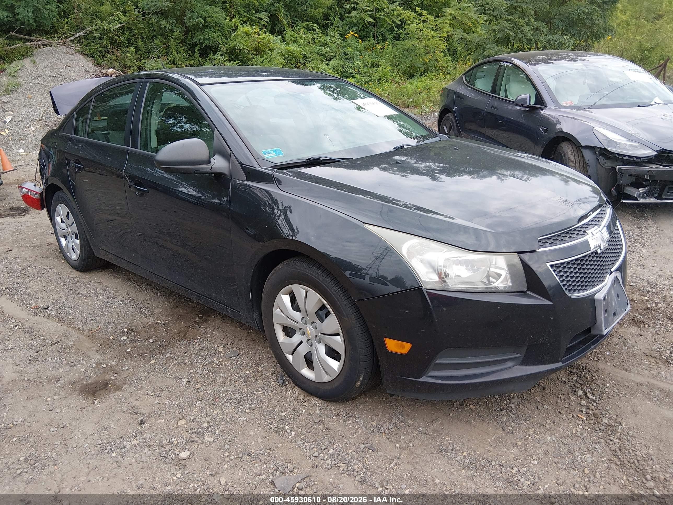 2014 Chevrolet Cruze Ls Auto Black vin: 1G1PA5SH5E7424146