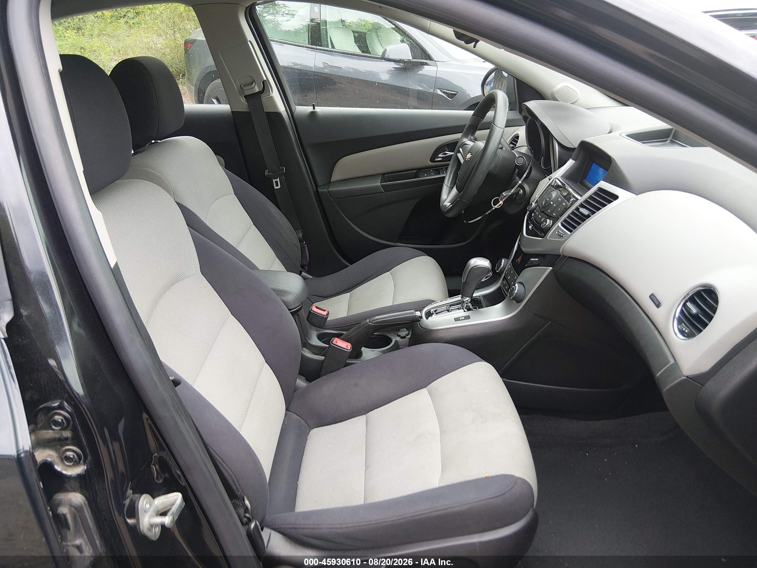 2014 Chevrolet Cruze Ls Auto Black vin: 1G1PA5SH5E7424146