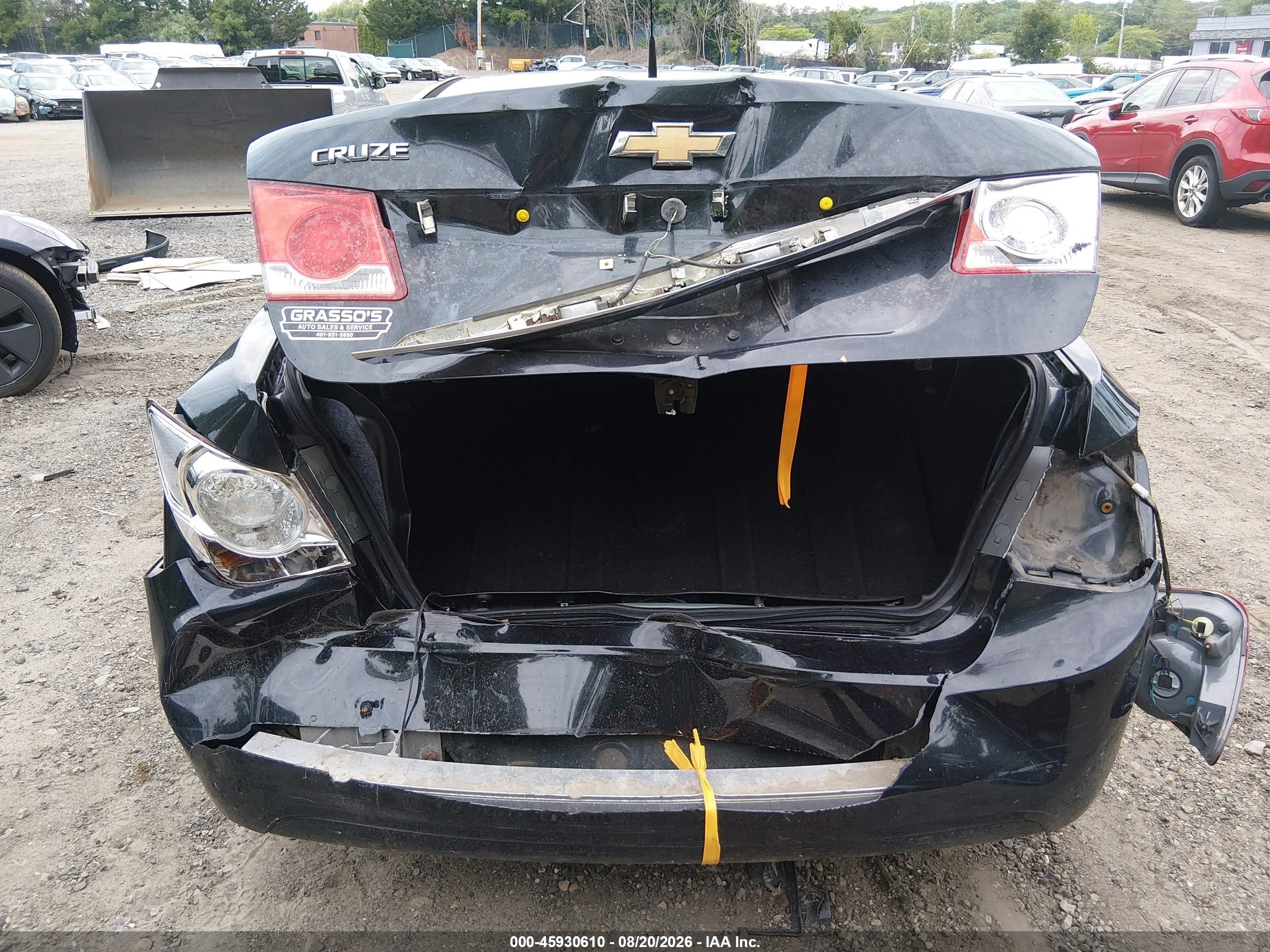 2014 Chevrolet Cruze Ls Auto Black vin: 1G1PA5SH5E7424146