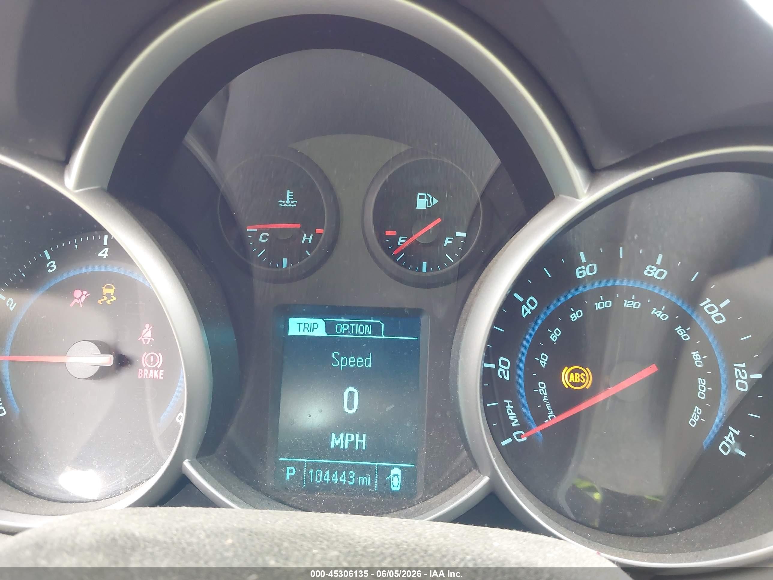 2014 Chevrolet Cruze Ls Auto Blue vin: 1G1PA5SH5E7478546