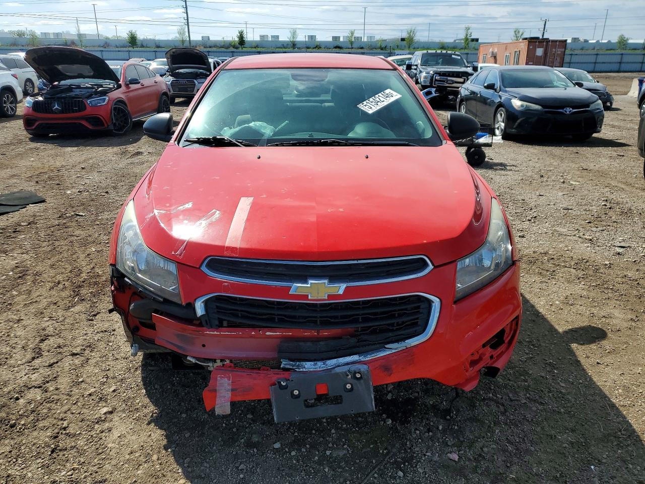 2015 Chevrolet Cruze Ls Красный vin: 1G1PA5SH5F7149167