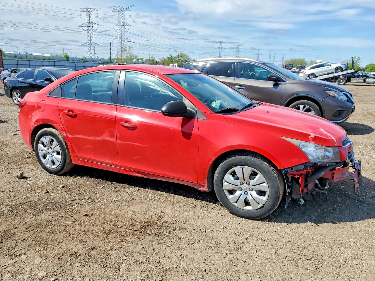 2015 Chevrolet Cruze Ls Красный vin: 1G1PA5SH5F7149167