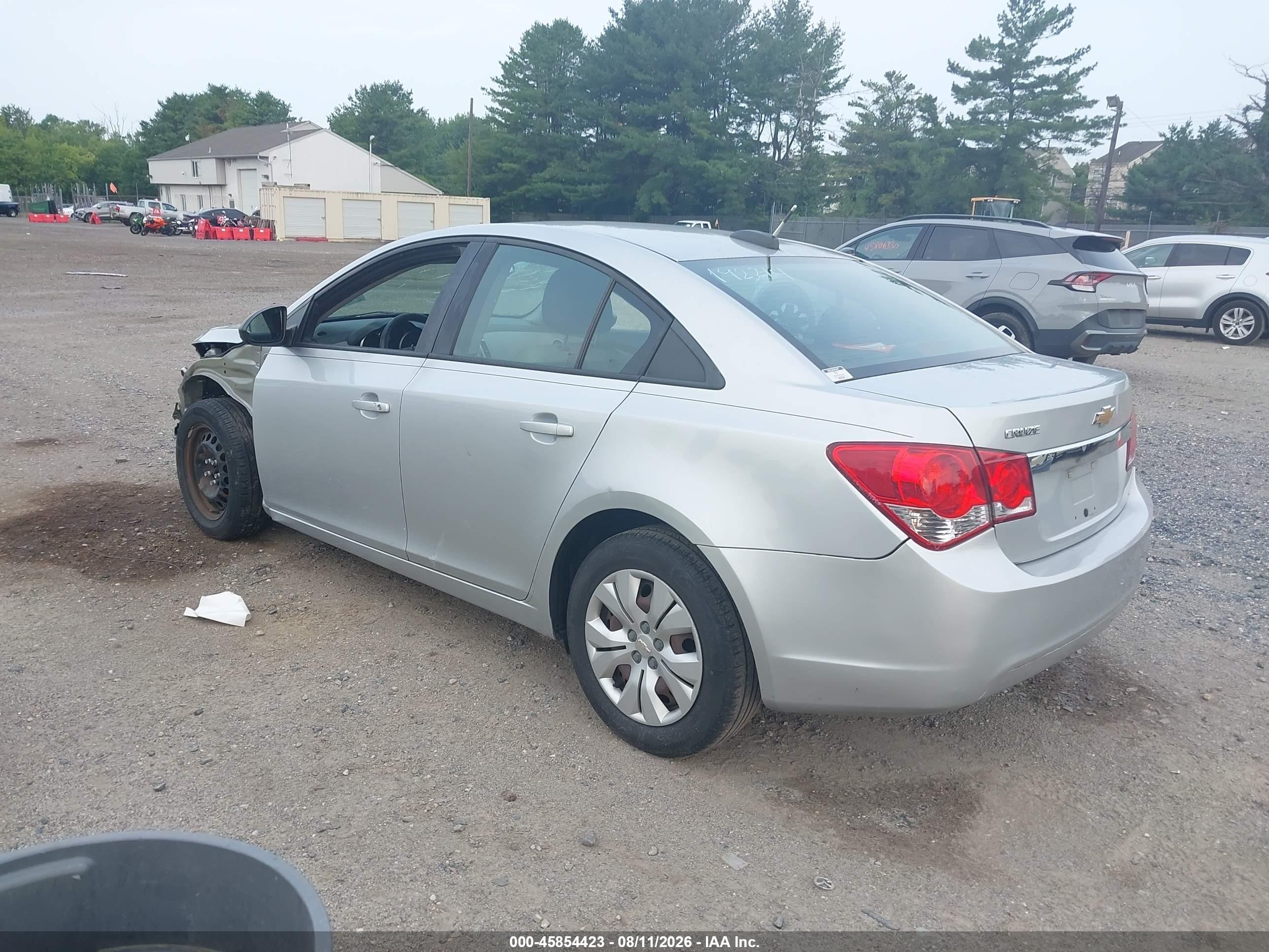 2015 Chevrolet Cruze Ls Auto Silver vin: 1G1PA5SH5F7192214