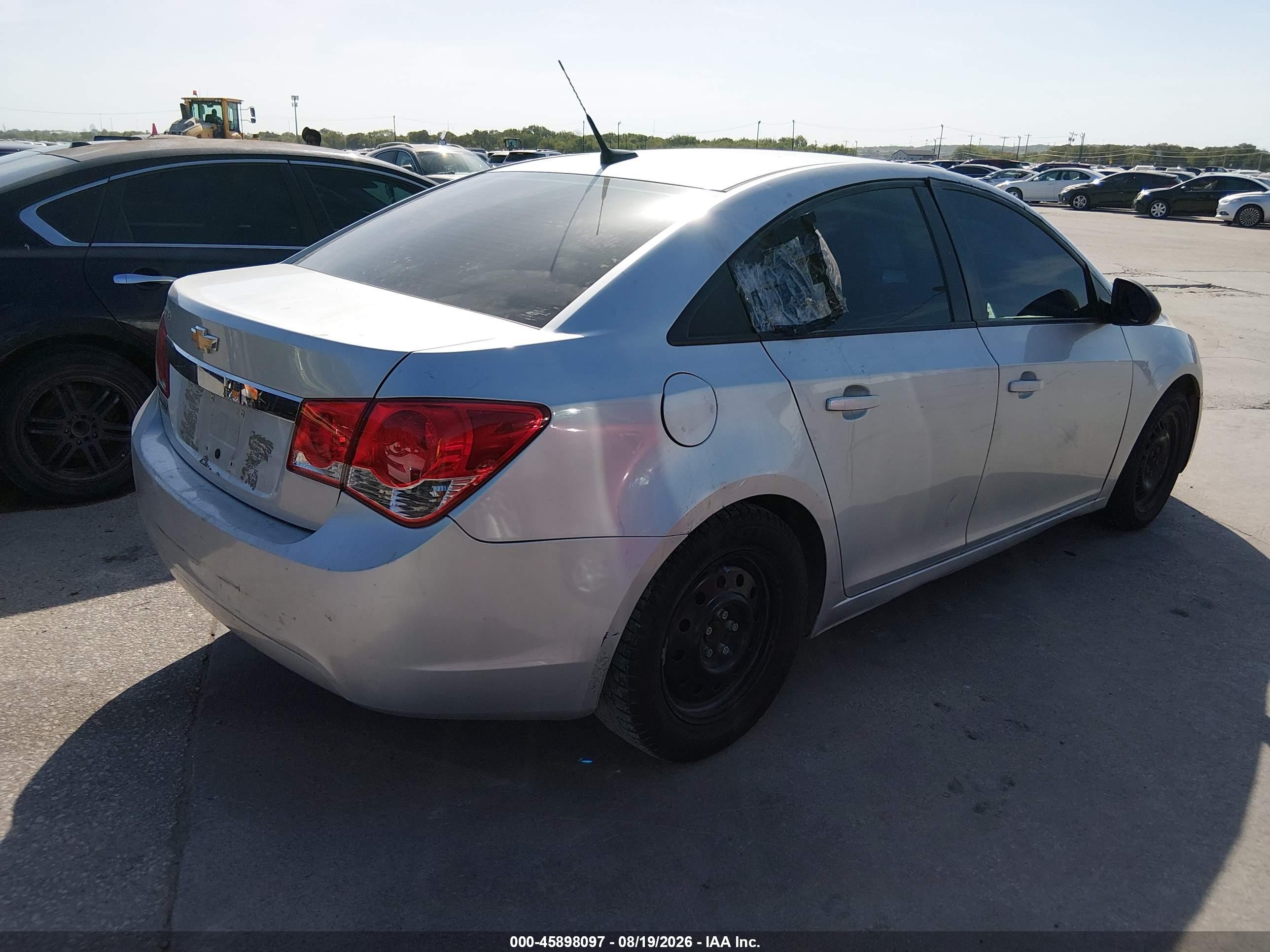 2013 Chevrolet Cruze Ls Auto Silver vin: 1G1PA5SH6D7126719