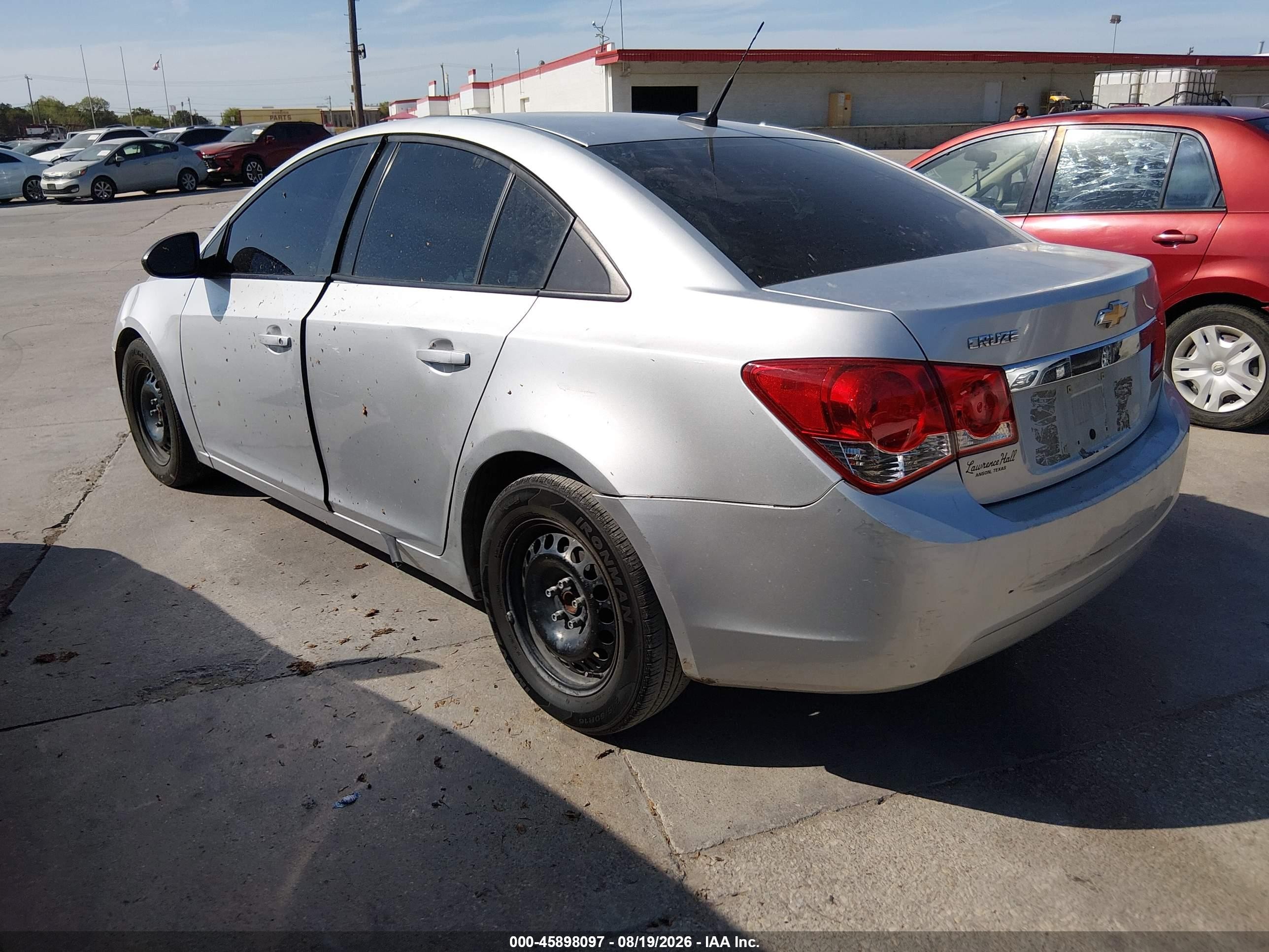 2013 Chevrolet Cruze Ls Auto Silver vin: 1G1PA5SH6D7126719
