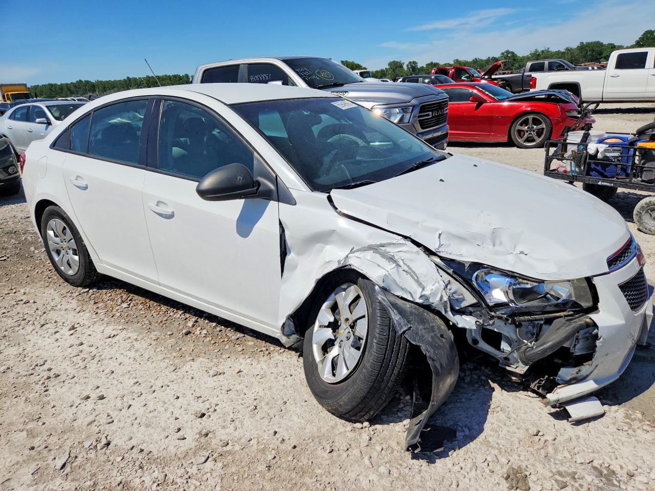 2013 Chevrolet Cruze Ls White vin: 1G1PA5SH6D7209020