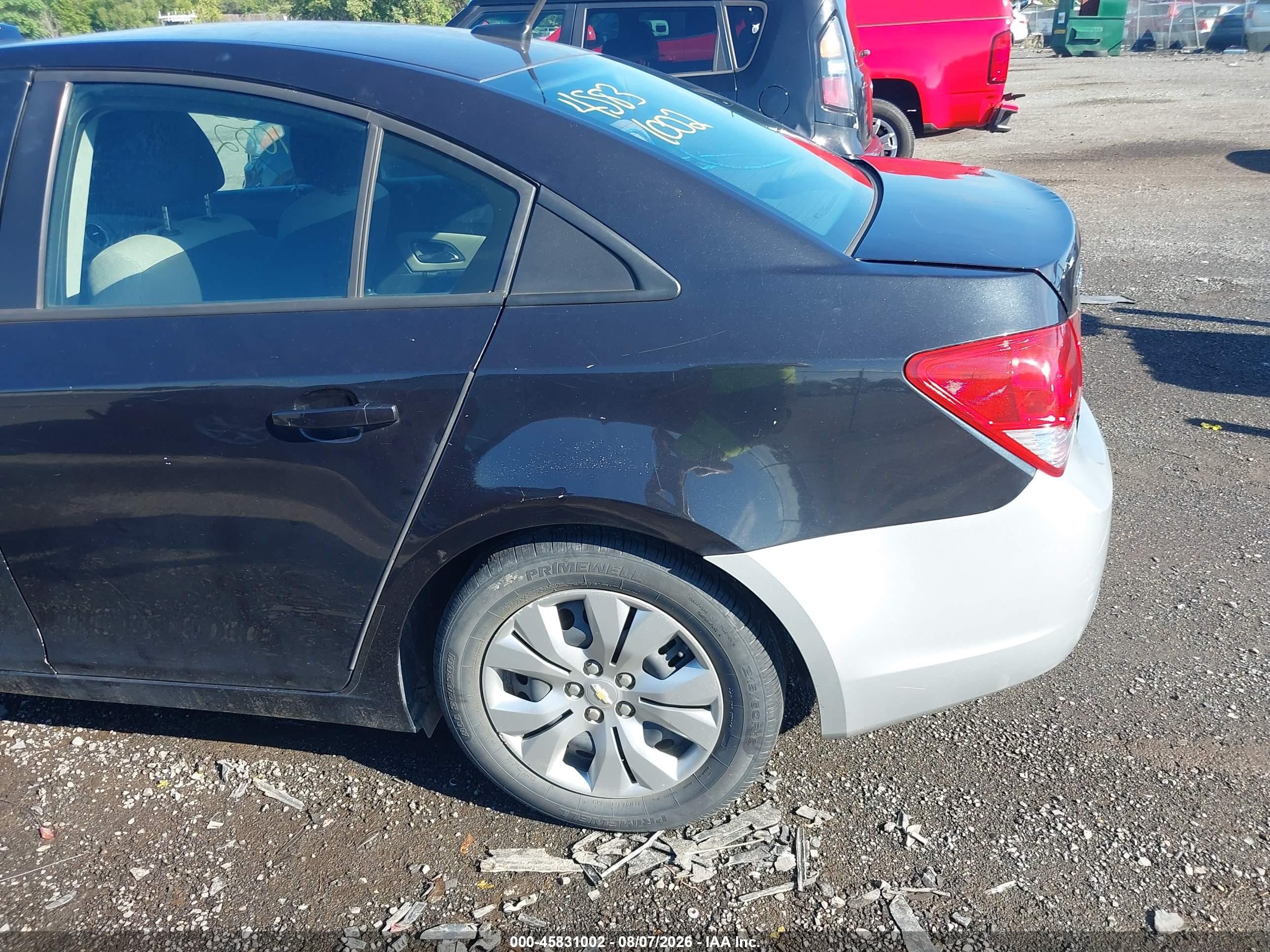 2013 Chevrolet Cruze Ls Auto Black vin: 1G1PA5SH6D7259321