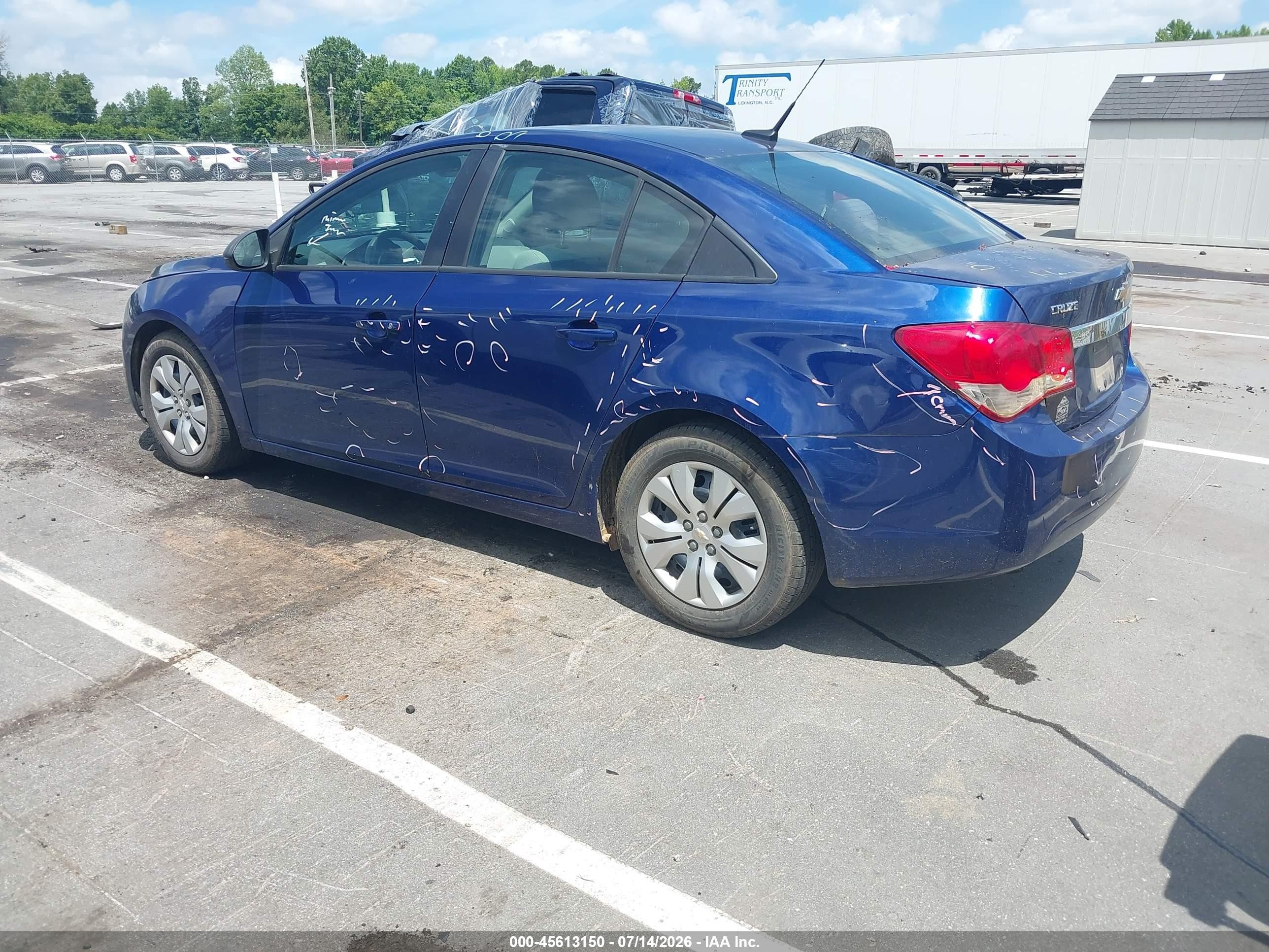 2013 Chevrolet Cruze Ls Auto Blue vin: 1G1PA5SH6D7263840
