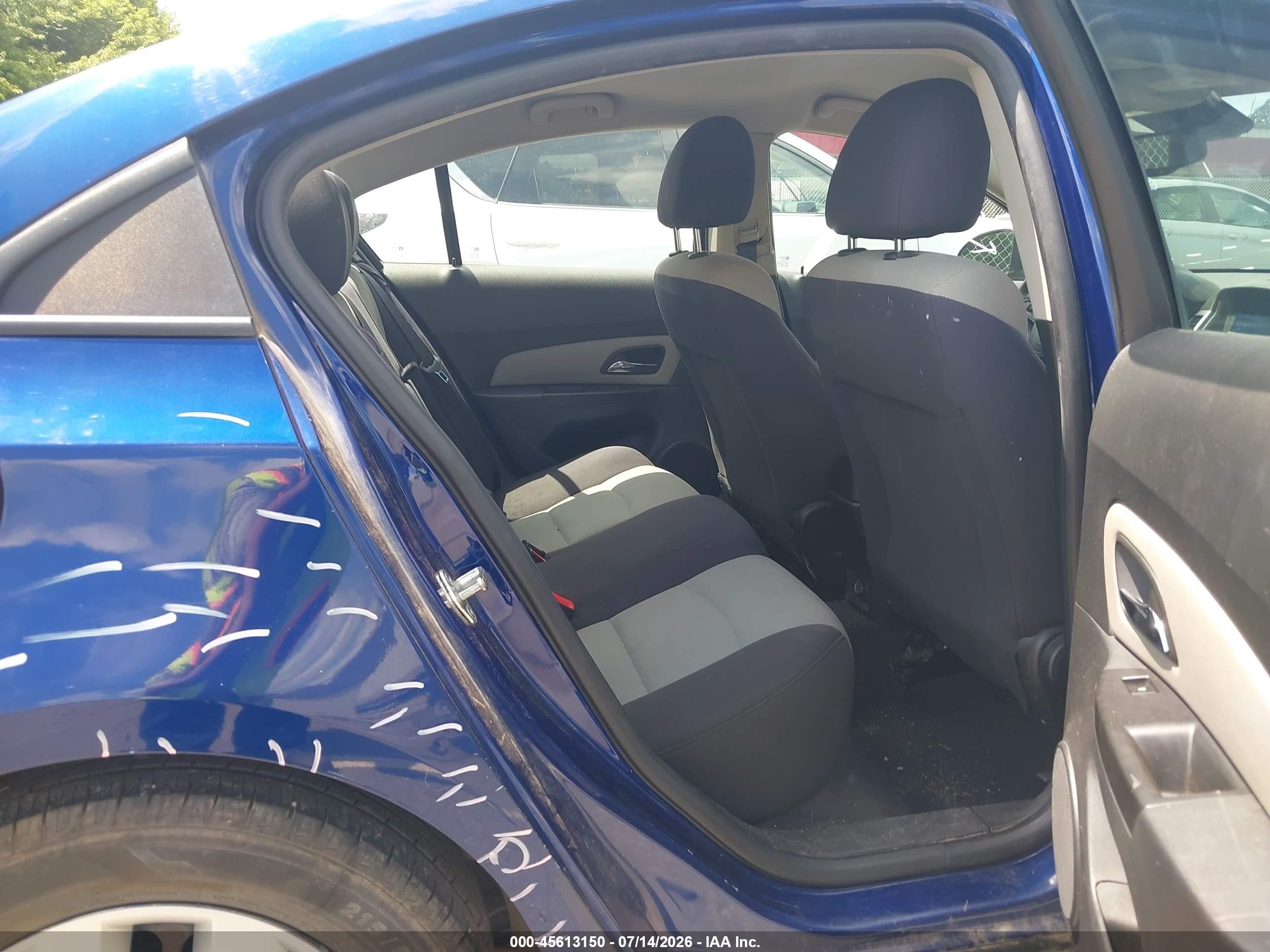 2013 Chevrolet Cruze Ls Auto Blue vin: 1G1PA5SH6D7263840