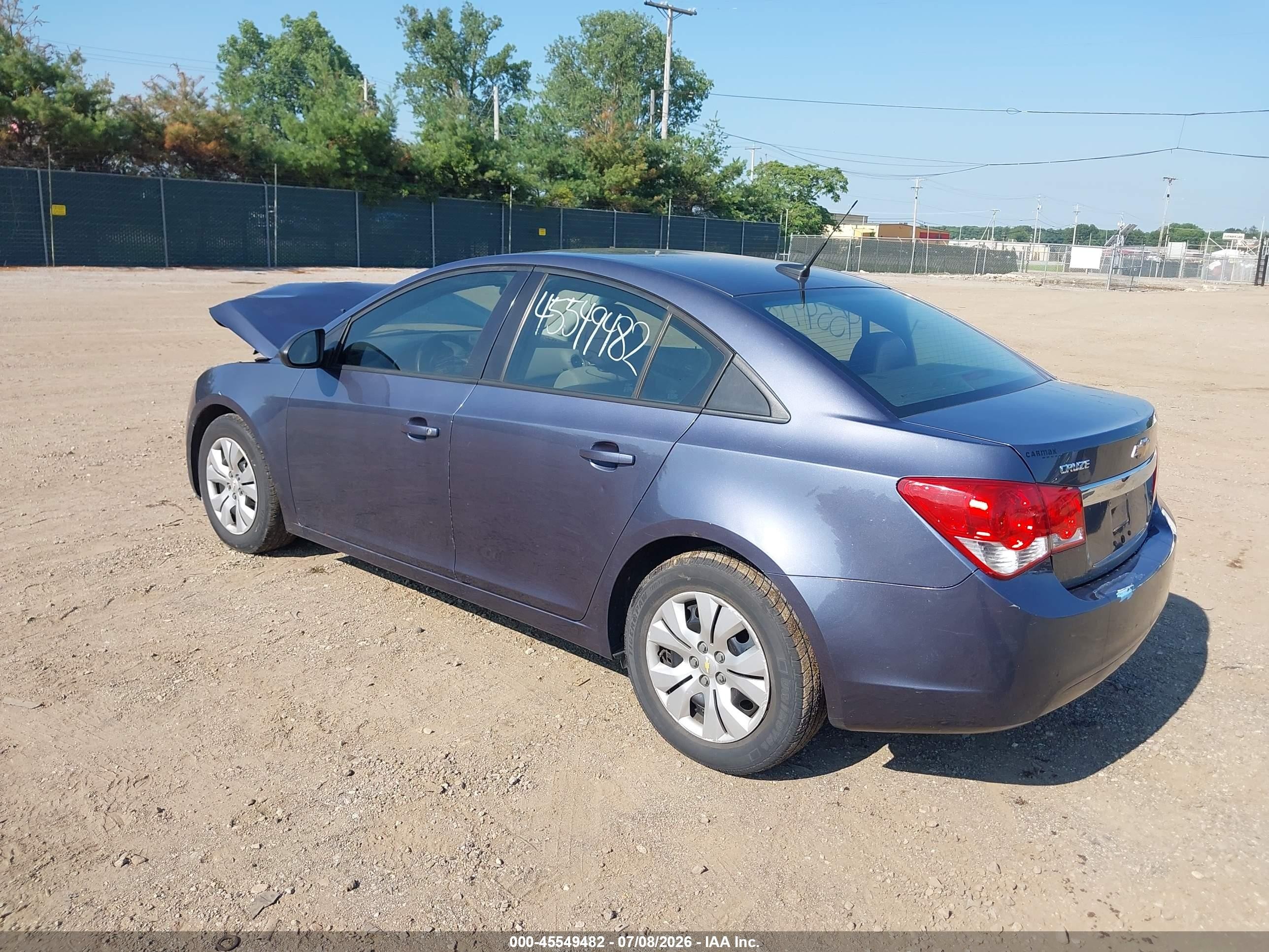 2013 Chevrolet Cruze Ls Auto Синий vin: 1G1PA5SH6D7265958