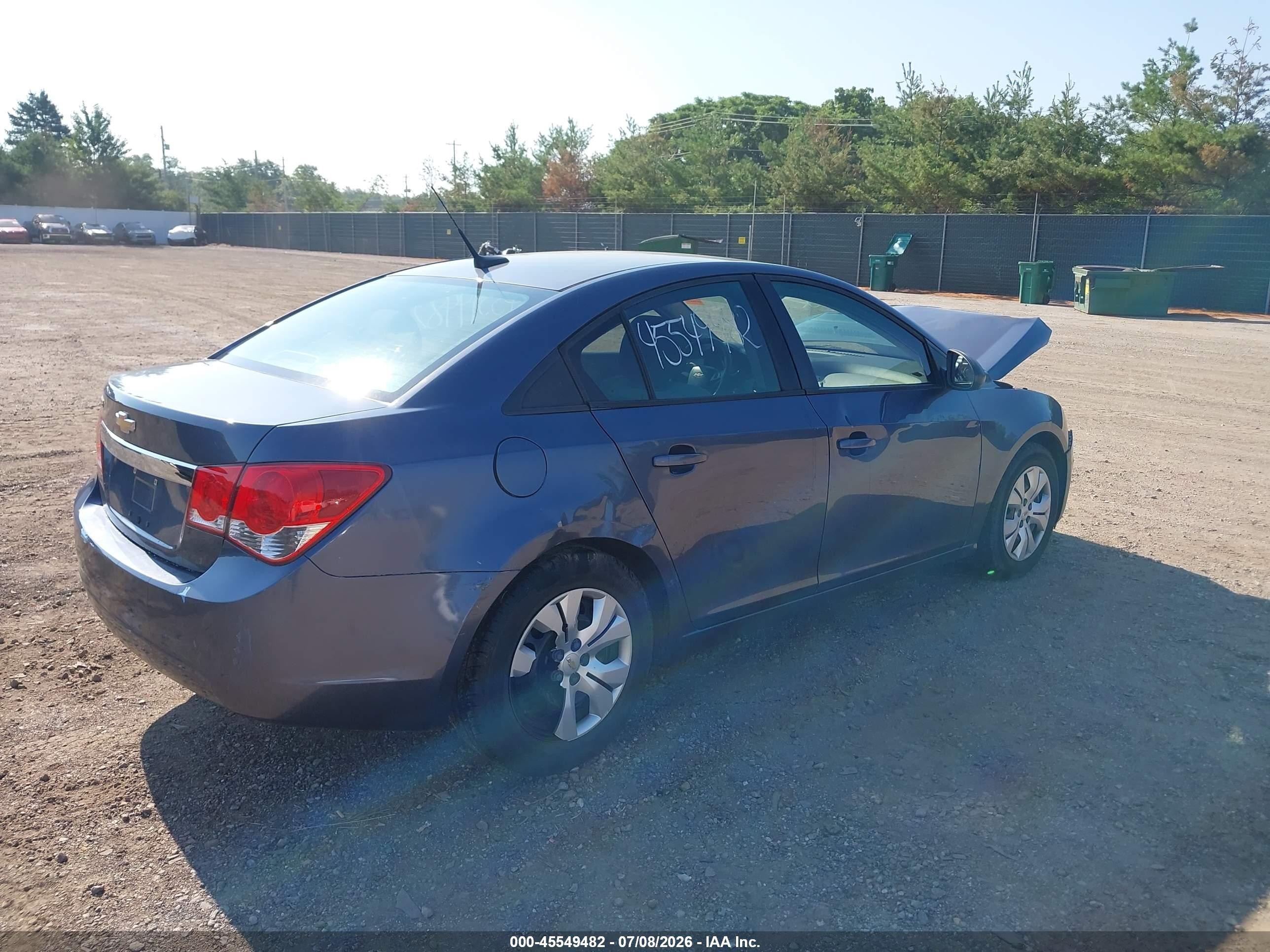 2013 Chevrolet Cruze Ls Auto Синий vin: 1G1PA5SH6D7265958