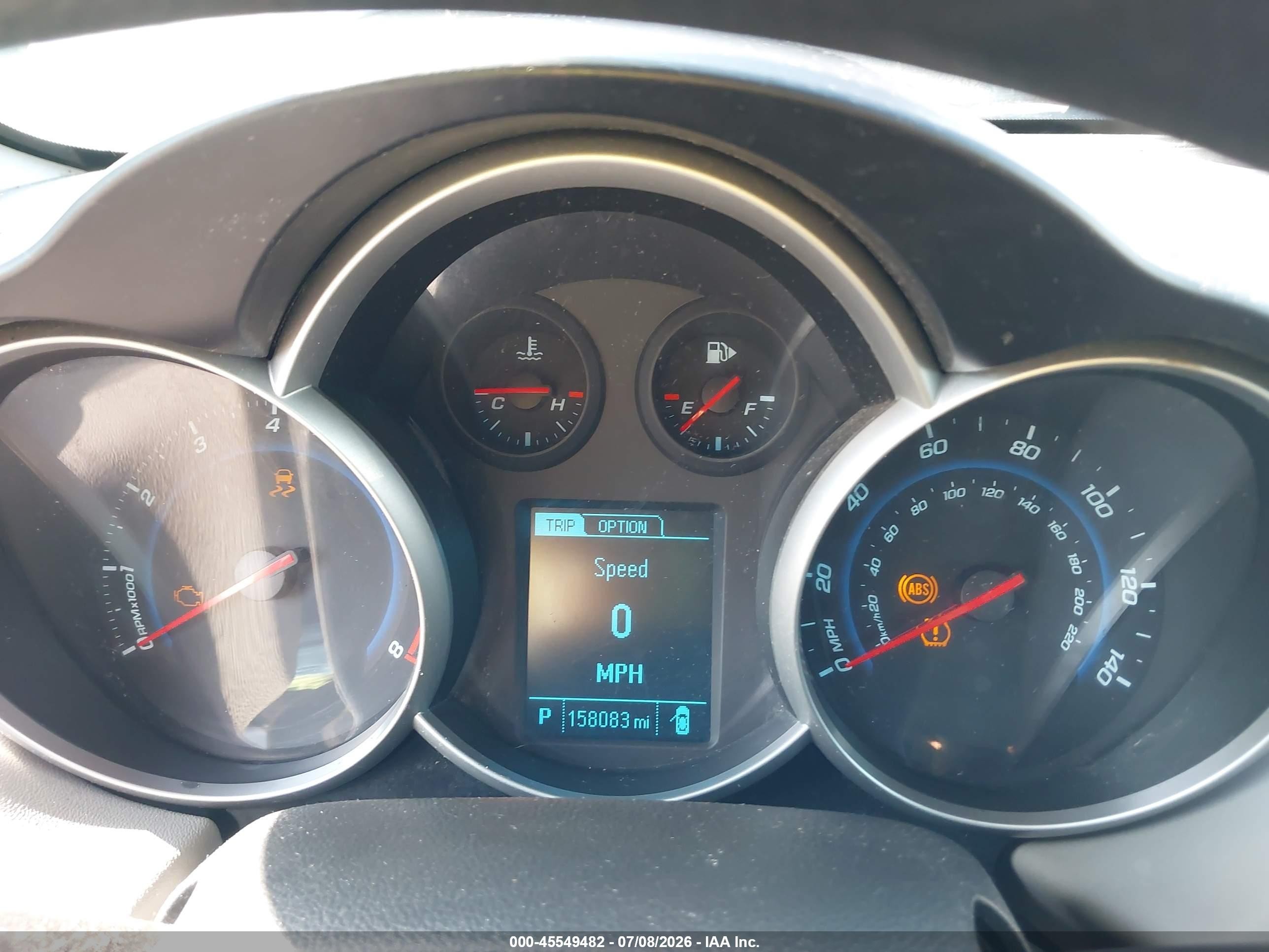 2013 Chevrolet Cruze Ls Auto Синий vin: 1G1PA5SH6D7265958