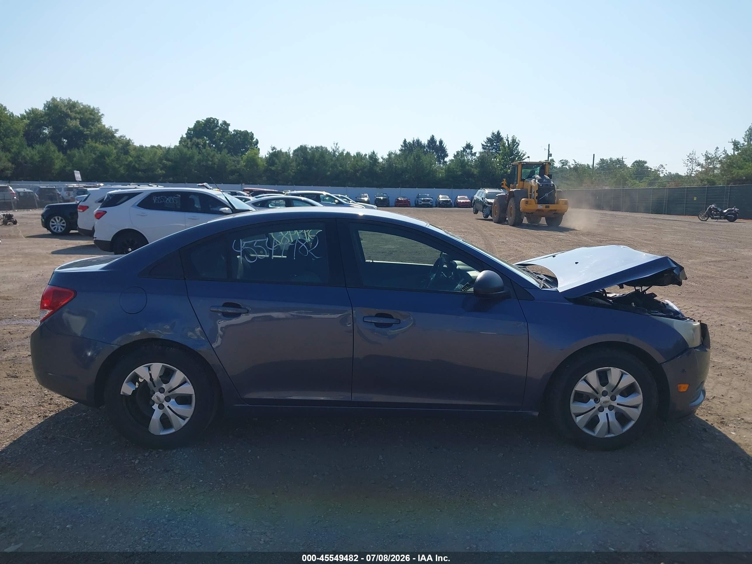 2013 Chevrolet Cruze Ls Auto Синий vin: 1G1PA5SH6D7265958