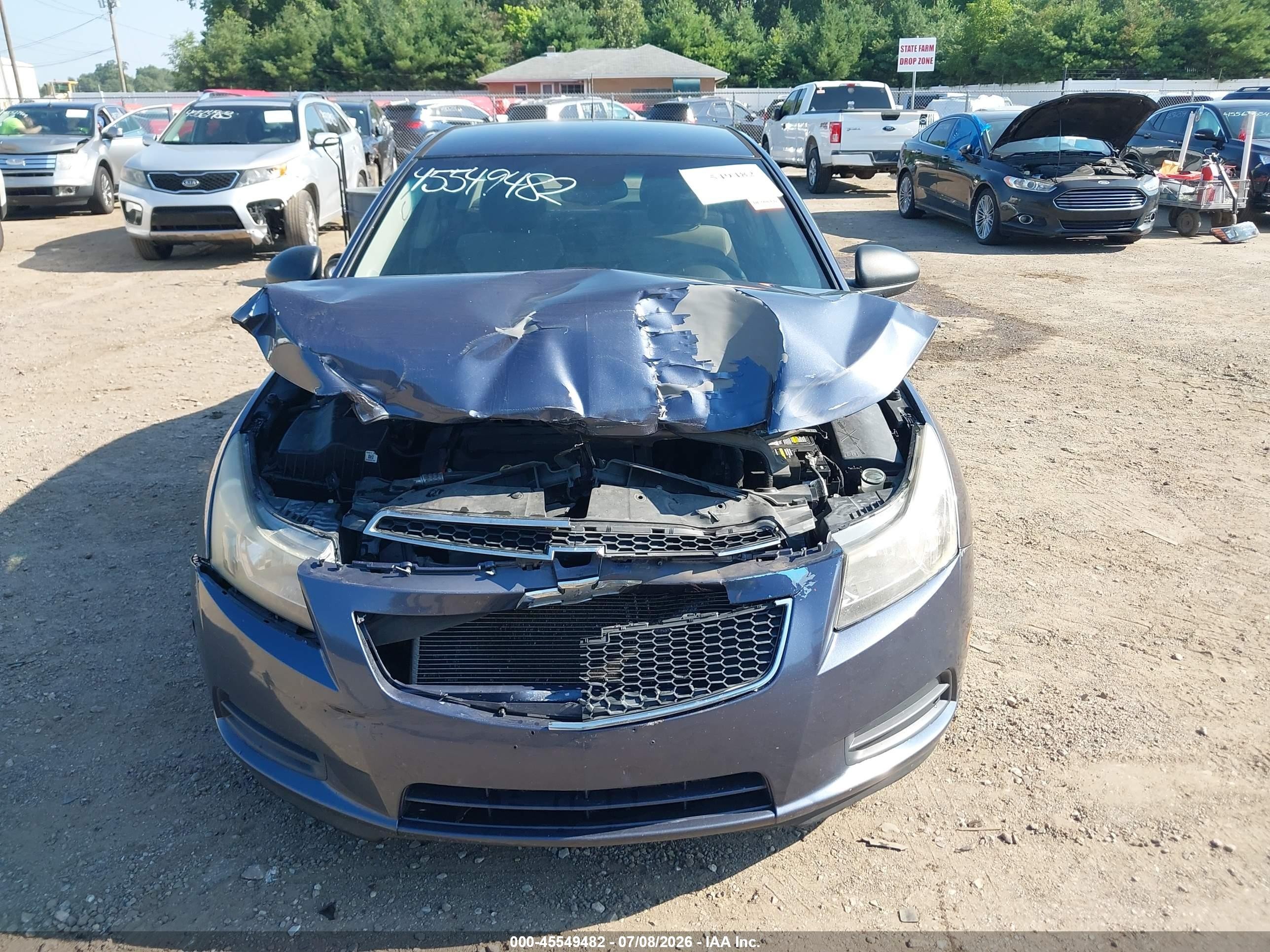 2013 Chevrolet Cruze Ls Auto Синий vin: 1G1PA5SH6D7265958
