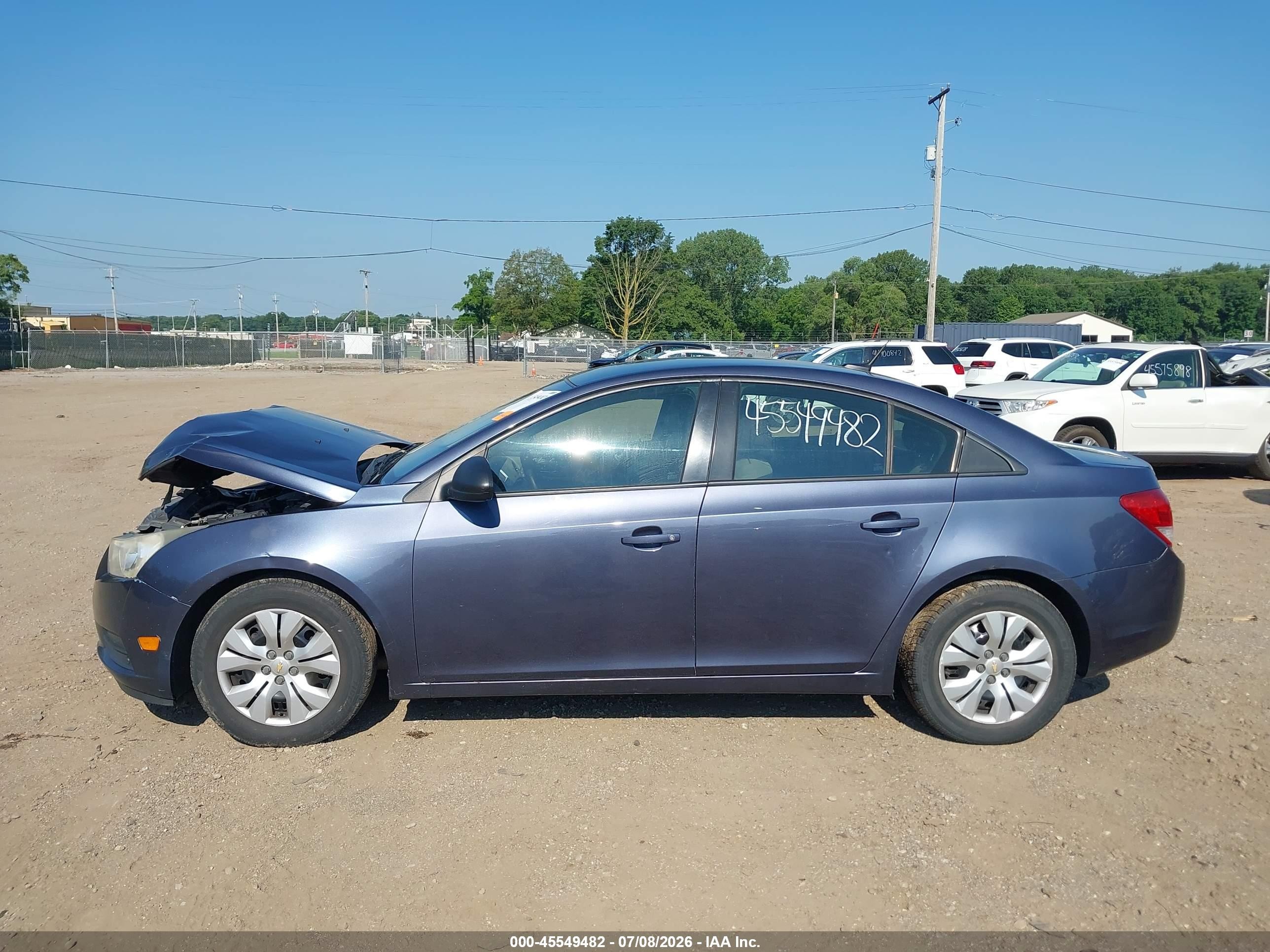 2013 Chevrolet Cruze Ls Auto Синий vin: 1G1PA5SH6D7265958