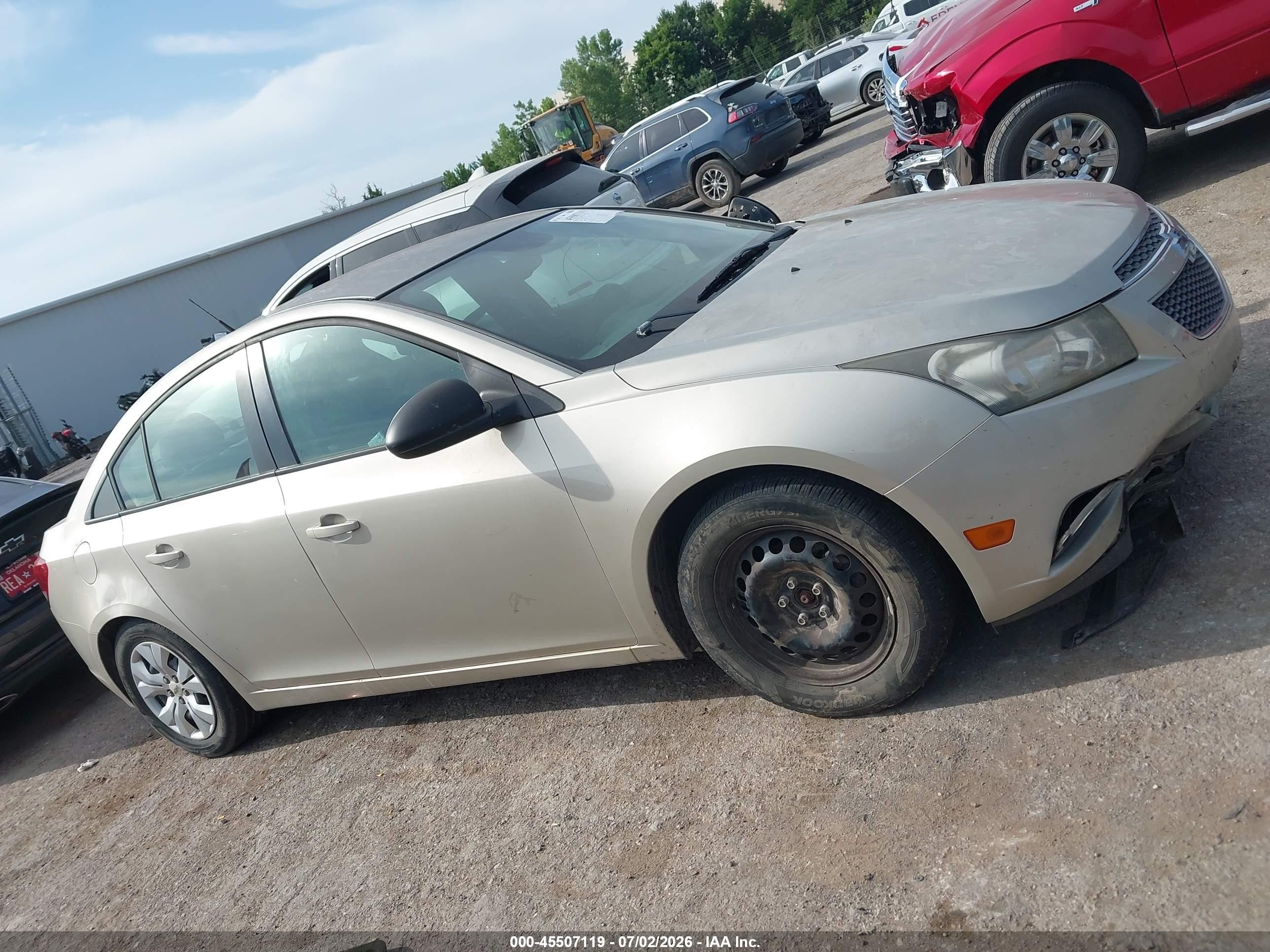 2013 Chevrolet Cruze Ls Auto Silver vin: 1G1PA5SH6D7278032