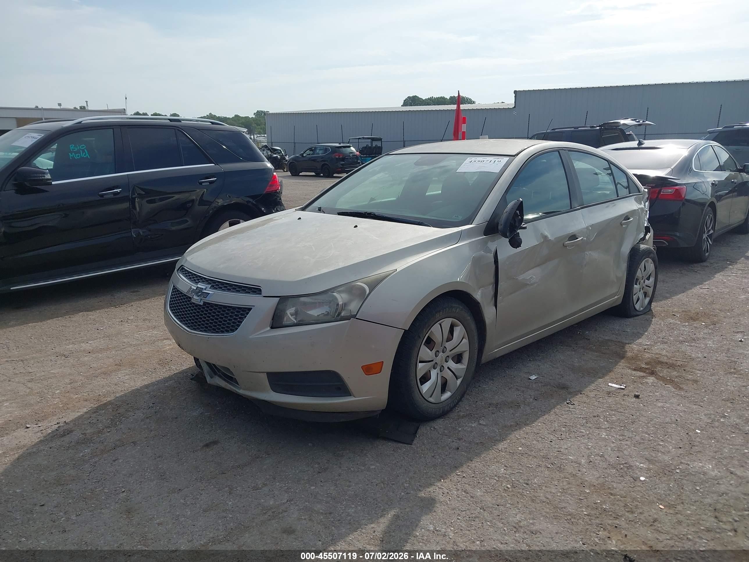 2013 Chevrolet Cruze Ls Auto Silver vin: 1G1PA5SH6D7278032