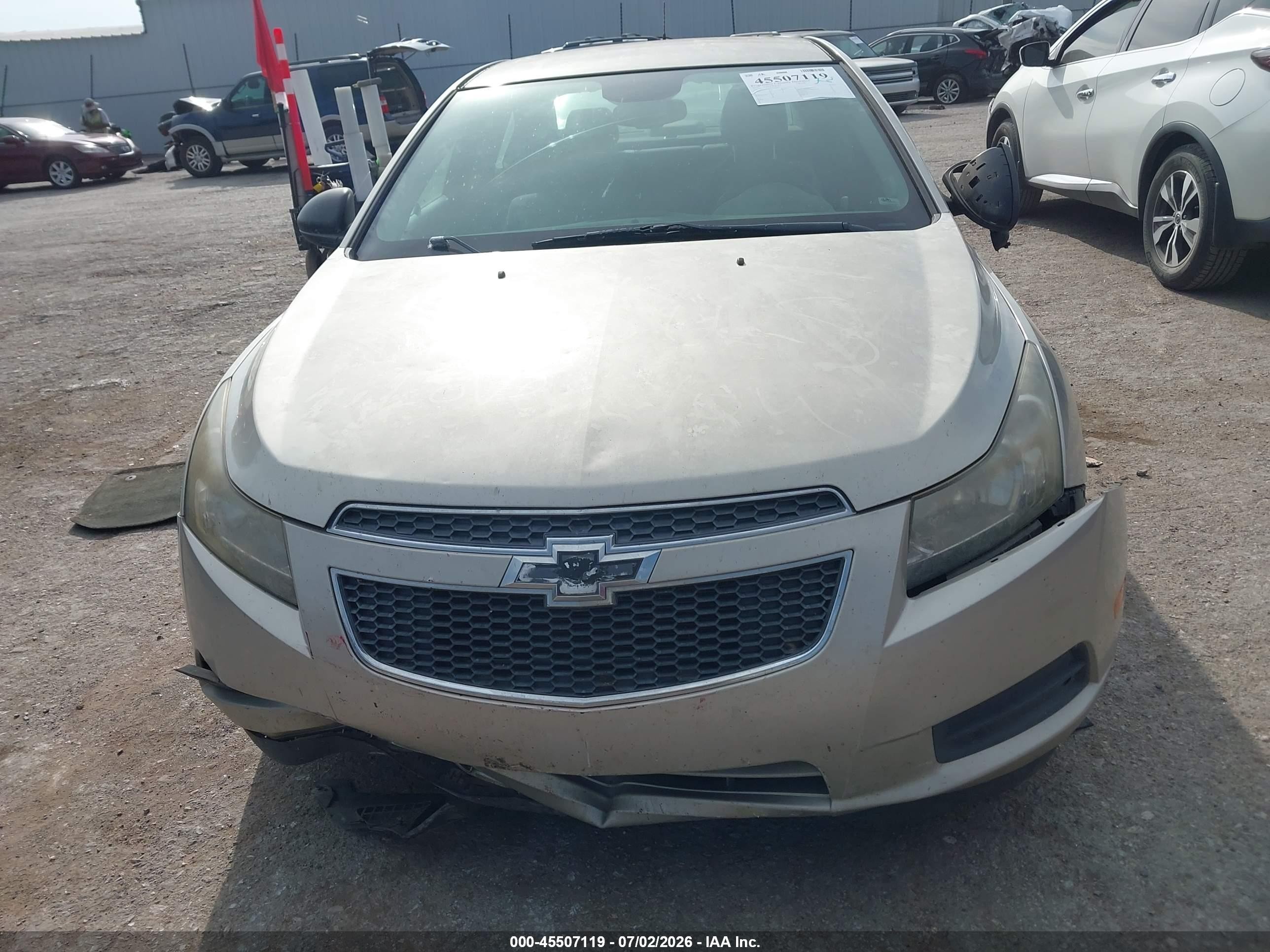 2013 Chevrolet Cruze Ls Auto Silver vin: 1G1PA5SH6D7278032