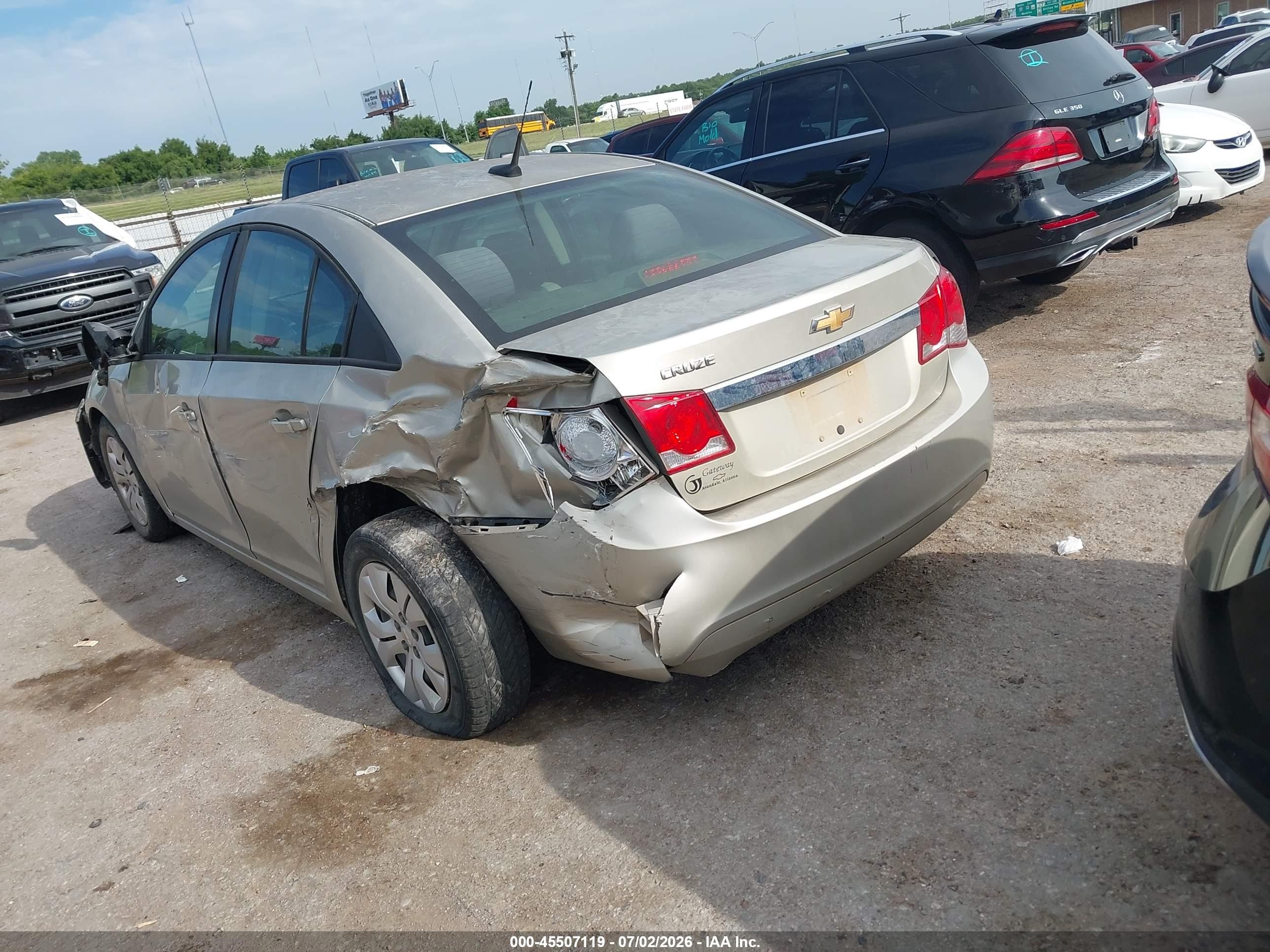 2013 Chevrolet Cruze Ls Auto Silver vin: 1G1PA5SH6D7278032