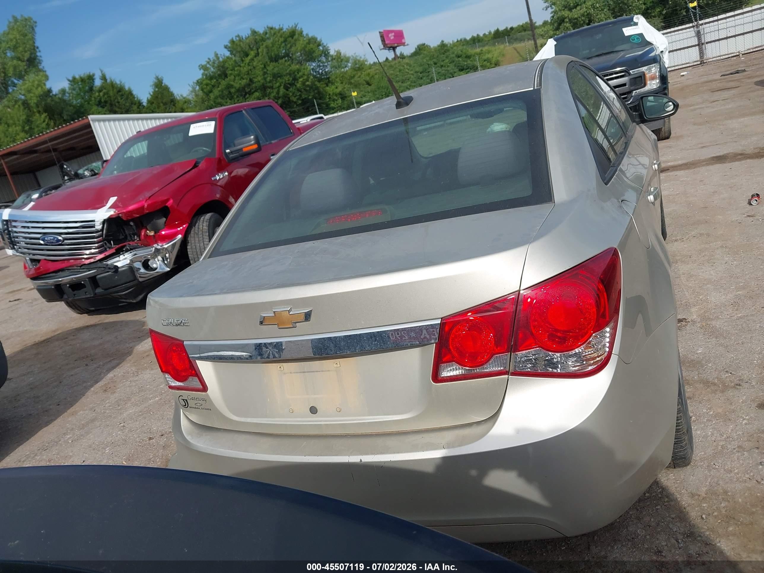 2013 Chevrolet Cruze Ls Auto Silver vin: 1G1PA5SH6D7278032