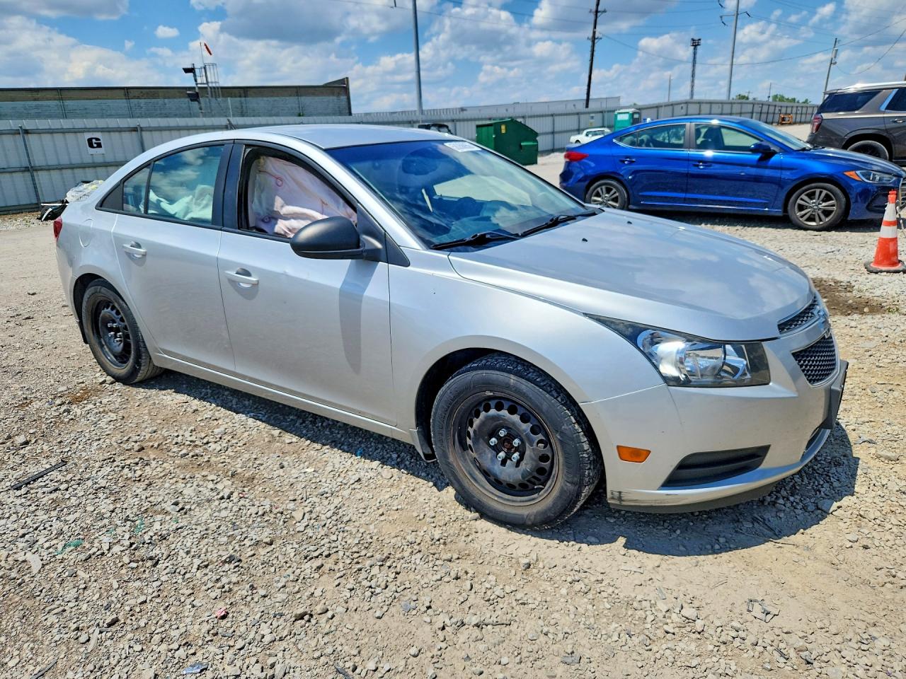 2013 Chevrolet Cruze Ls Silver vin: 1G1PA5SH6D7328976