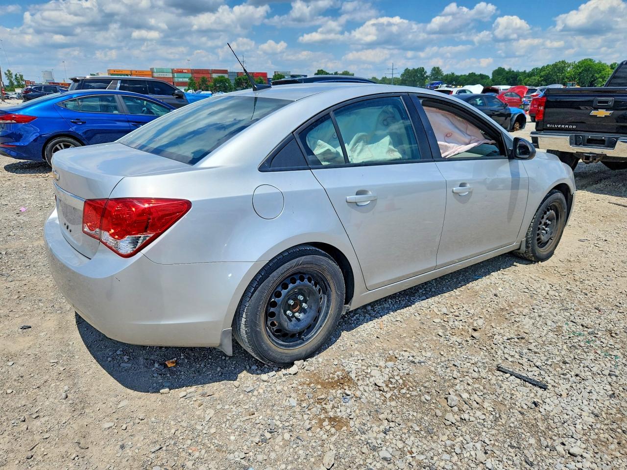2013 Chevrolet Cruze Ls Silver vin: 1G1PA5SH6D7328976