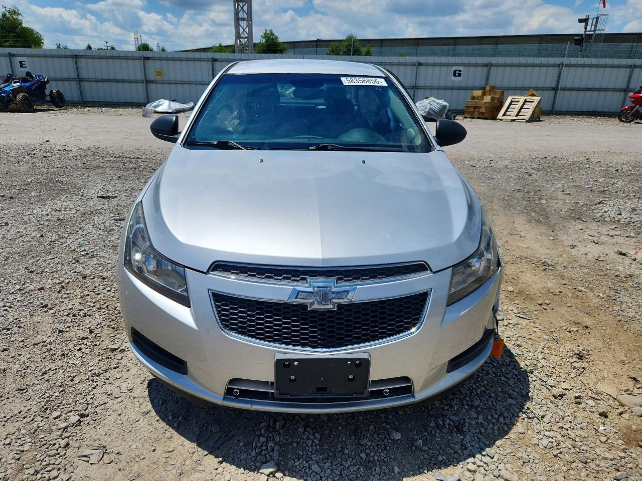2013 Chevrolet Cruze Ls Silver vin: 1G1PA5SH6D7328976