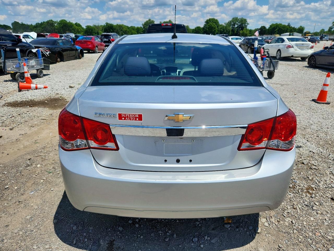 2013 Chevrolet Cruze Ls Silver vin: 1G1PA5SH6D7328976
