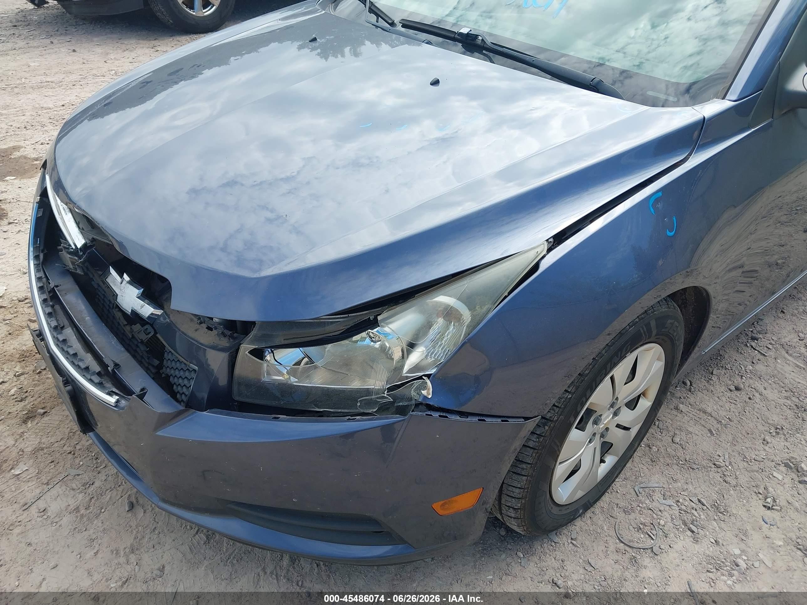 2014 Chevrolet Cruze Ls Auto Blue vin: 1G1PA5SH6E7113356