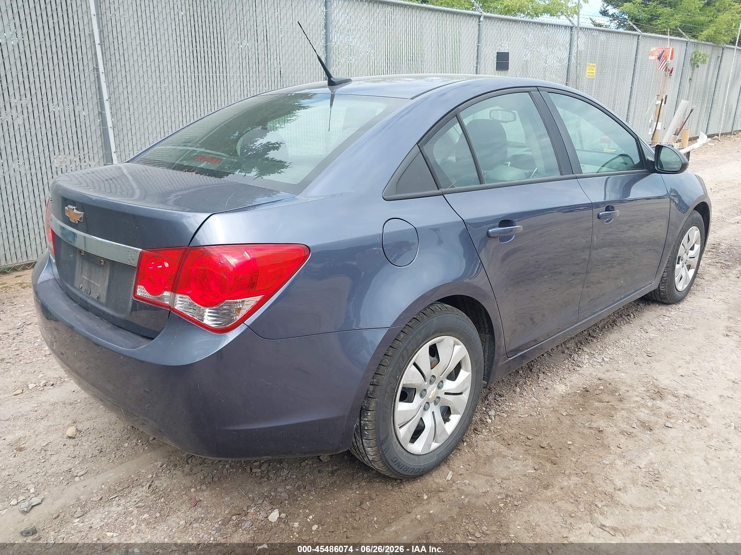 2014 Chevrolet Cruze Ls Auto Blue vin: 1G1PA5SH6E7113356