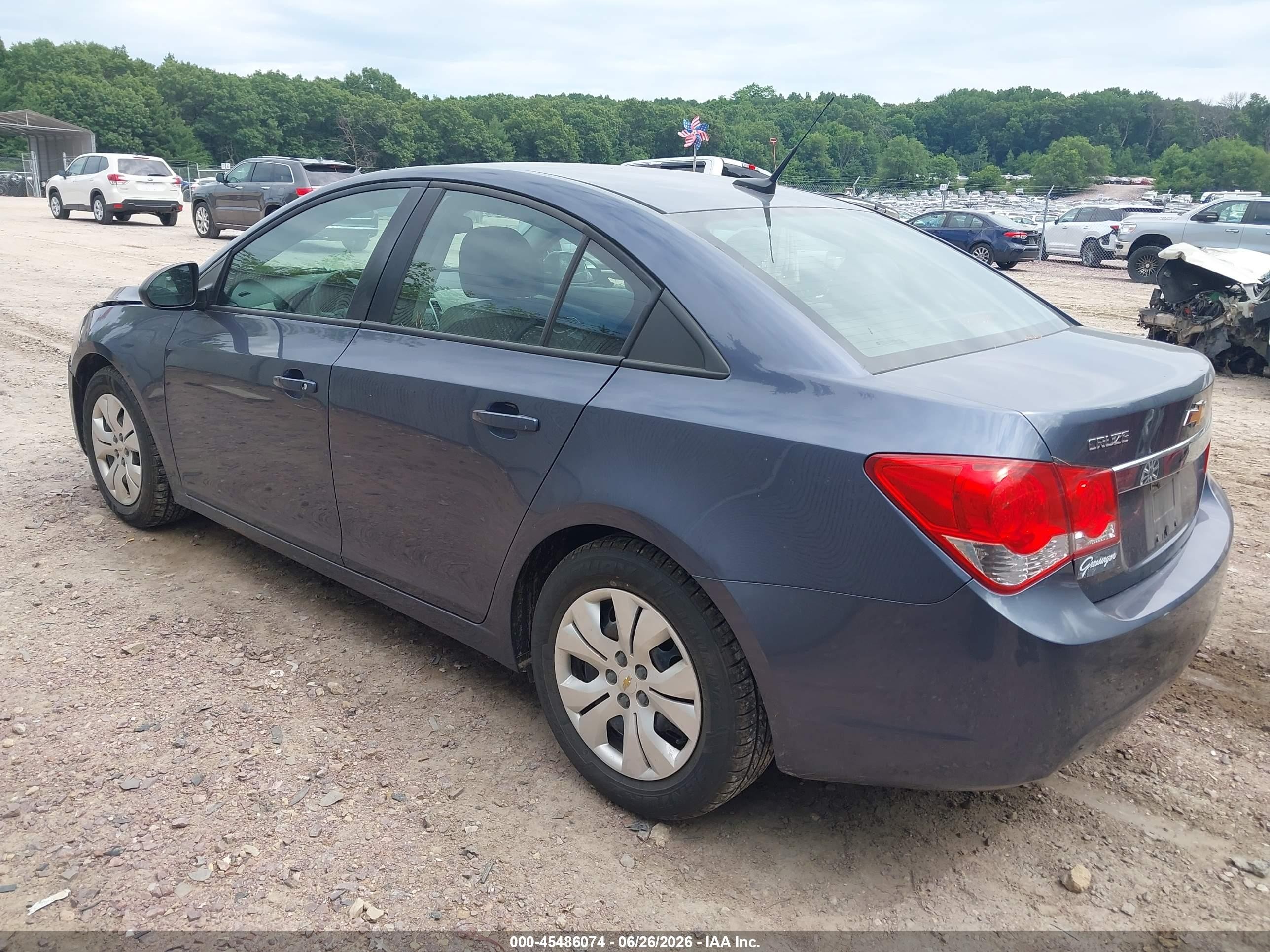 2014 Chevrolet Cruze Ls Auto Blue vin: 1G1PA5SH6E7113356