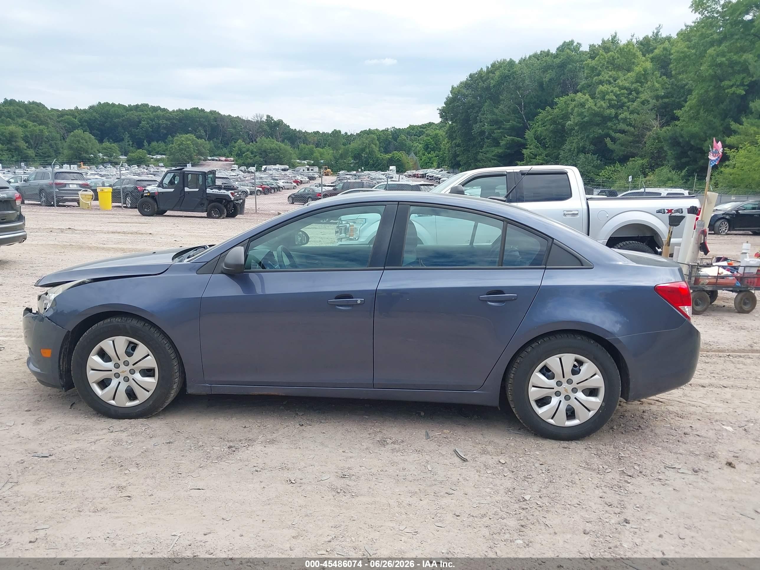 2014 Chevrolet Cruze Ls Auto Blue vin: 1G1PA5SH6E7113356