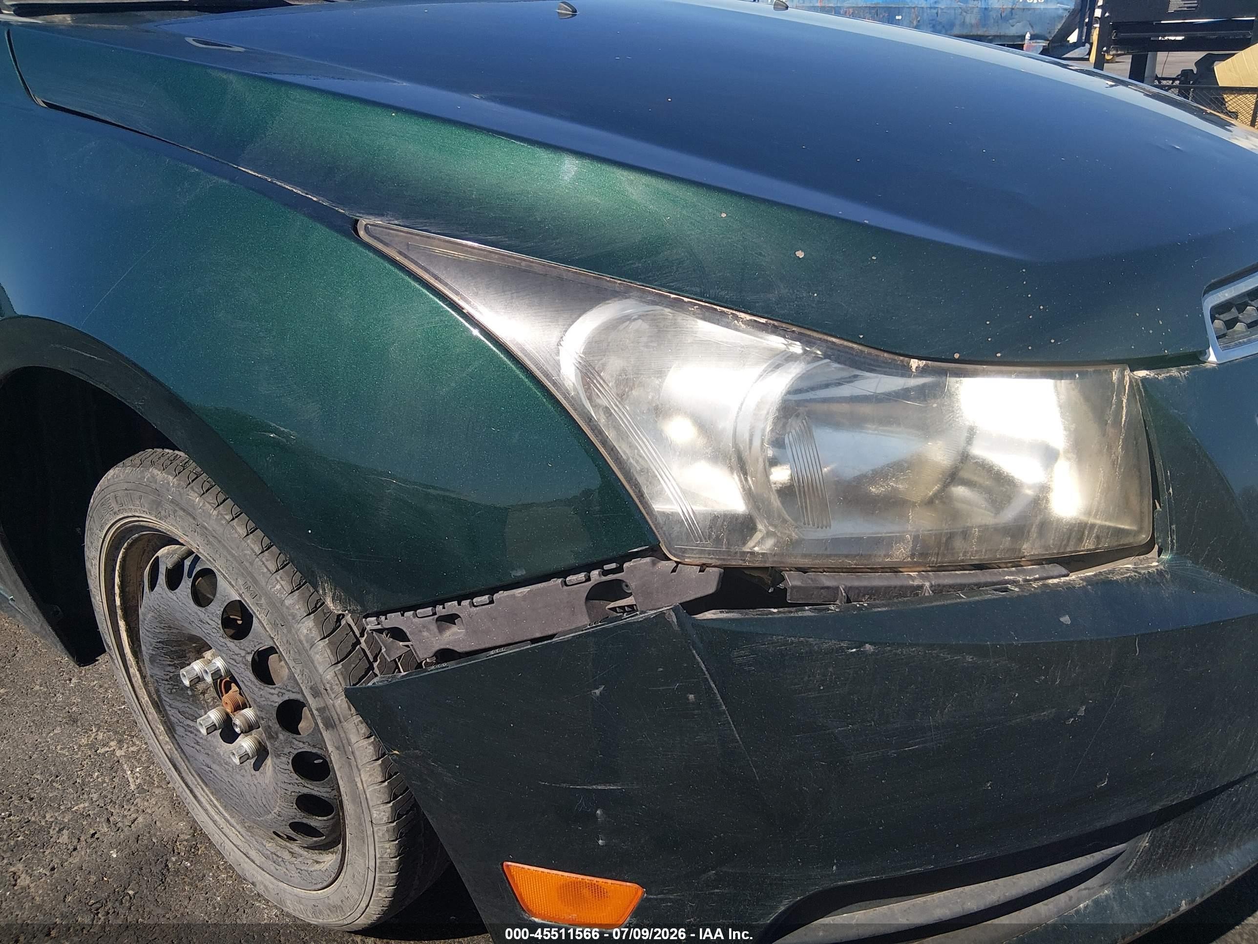 2014 Chevrolet Cruze Ls Auto Green vin: 1G1PA5SH6E7199042