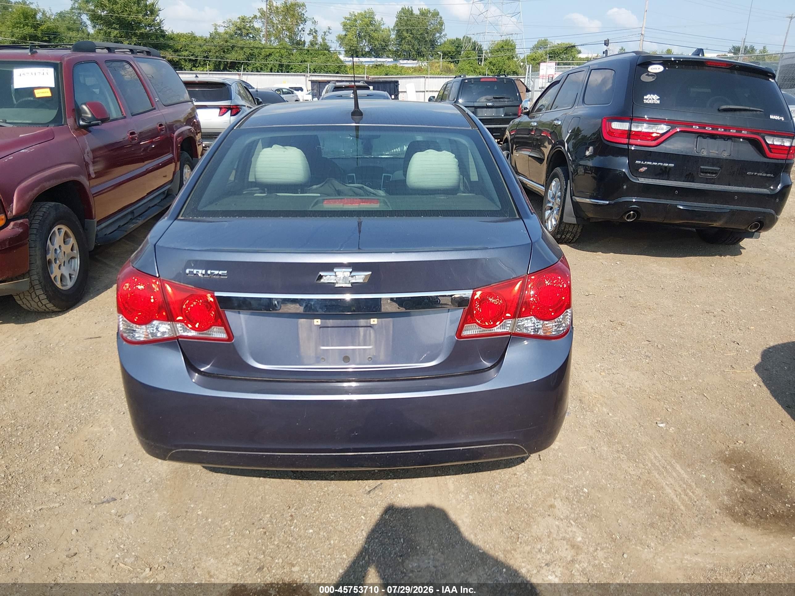 2014 Chevrolet Cruze Ls Auto Blue vin: 1G1PA5SH6E7225588