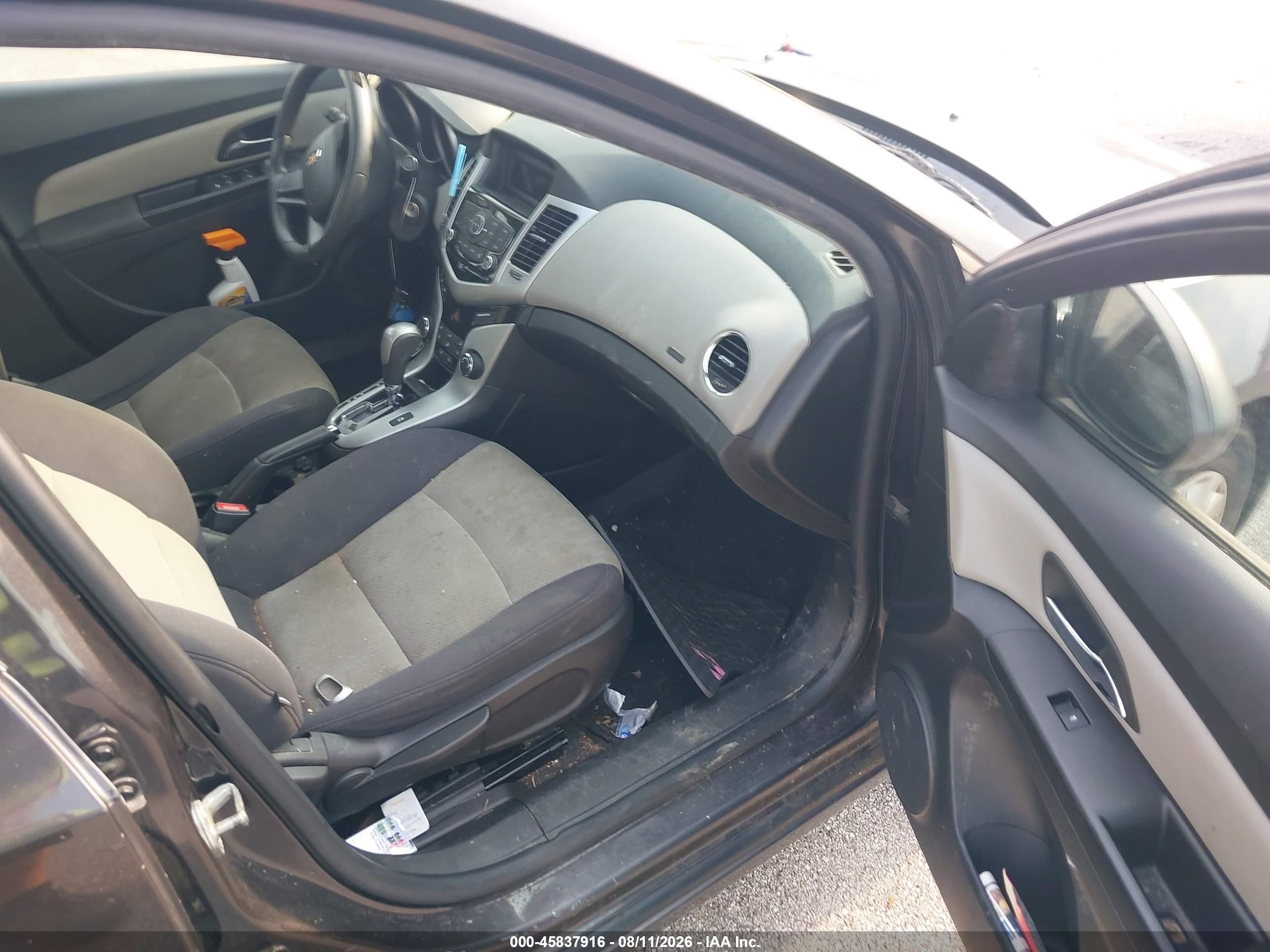 2014 Chevrolet Cruze Ls Auto Gray vin: 1G1PA5SH6E7226868