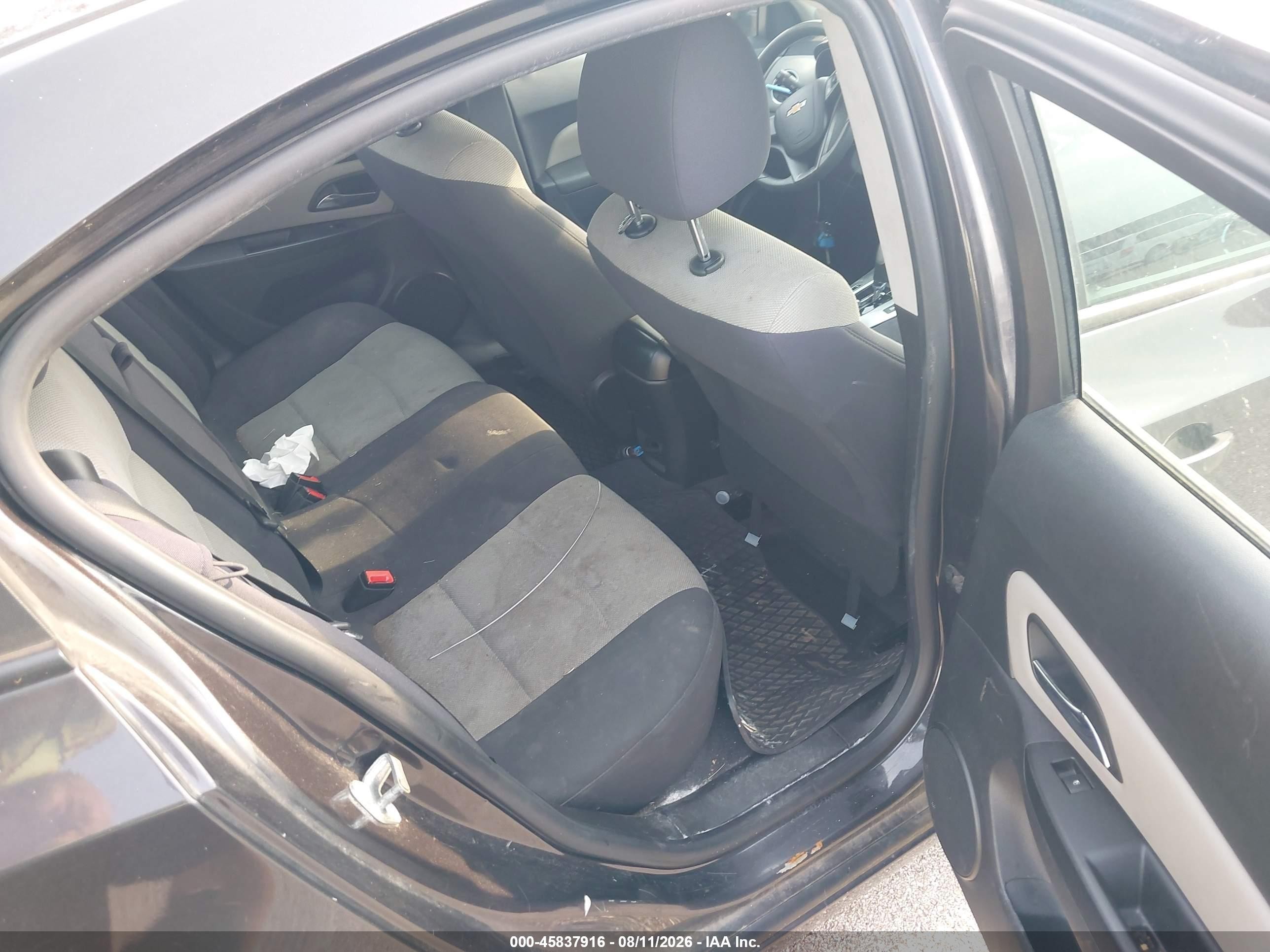 2014 Chevrolet Cruze Ls Auto Gray vin: 1G1PA5SH6E7226868