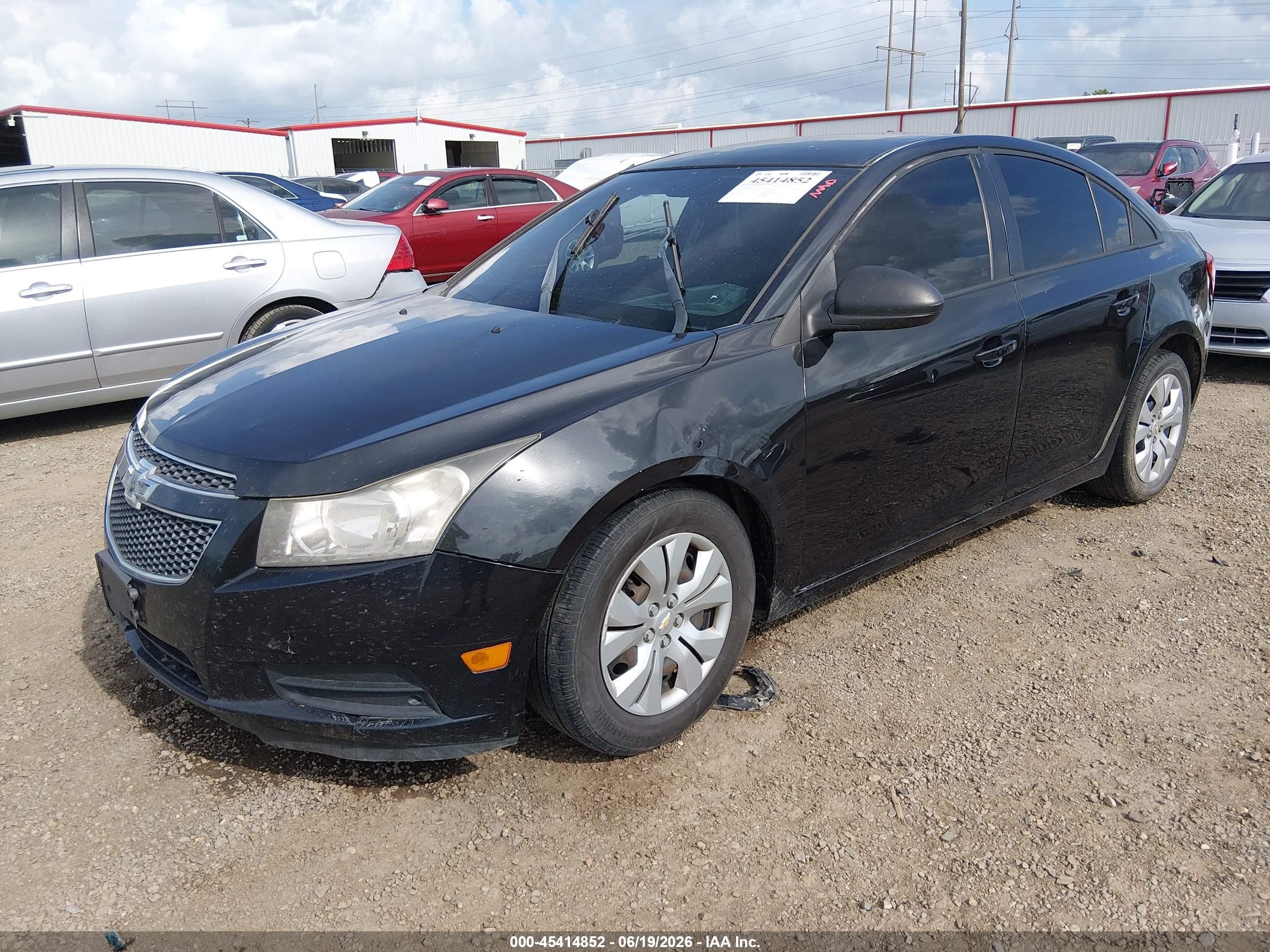 2014 Chevrolet Cruze Ls Auto Черный vin: 1G1PA5SH6E7324850