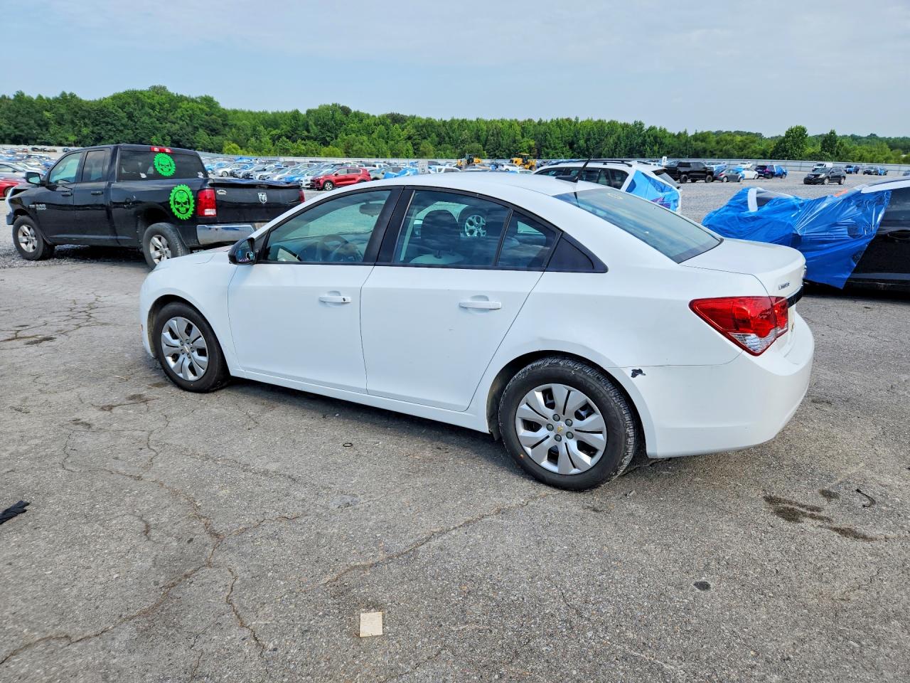 2014 Chevrolet Cruze Ls White vin: 1G1PA5SH6E7390475