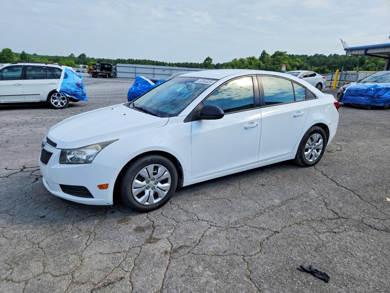 2014 Chevrolet Cruze Ls White vin: 1G1PA5SH6E7390475