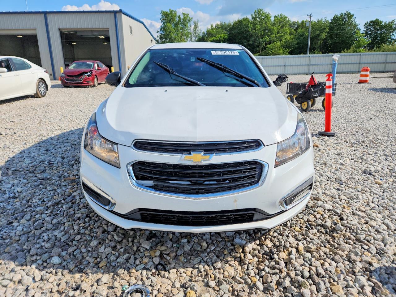 2015 Chevrolet Cruze Ls White vin: 1G1PA5SH6F7120731